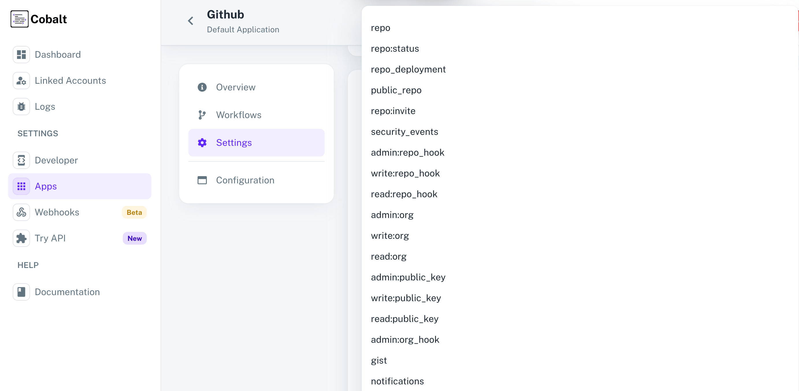 OAuth Scopes