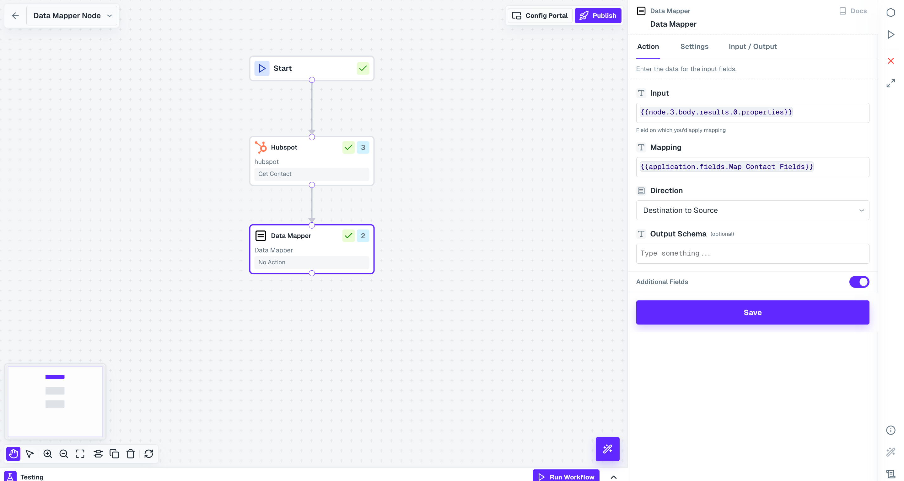 Configuring Data Mapper in Refold