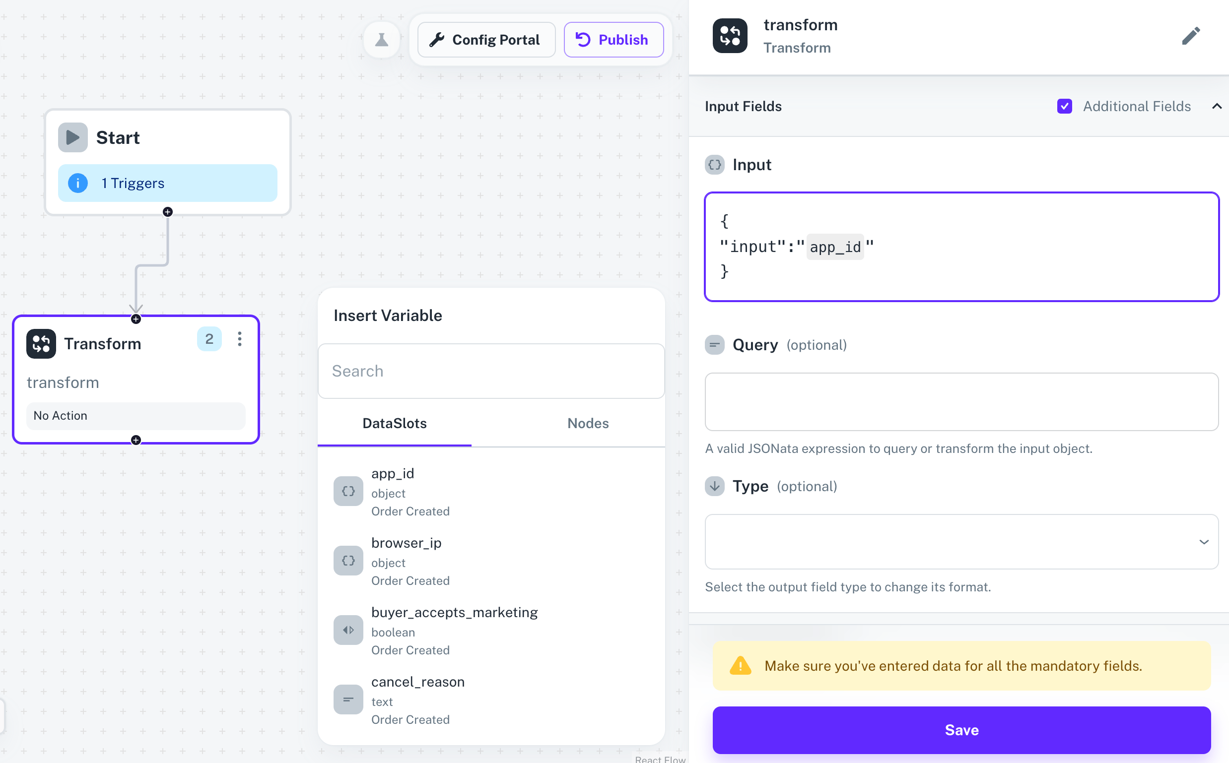 Transform Node in Refold