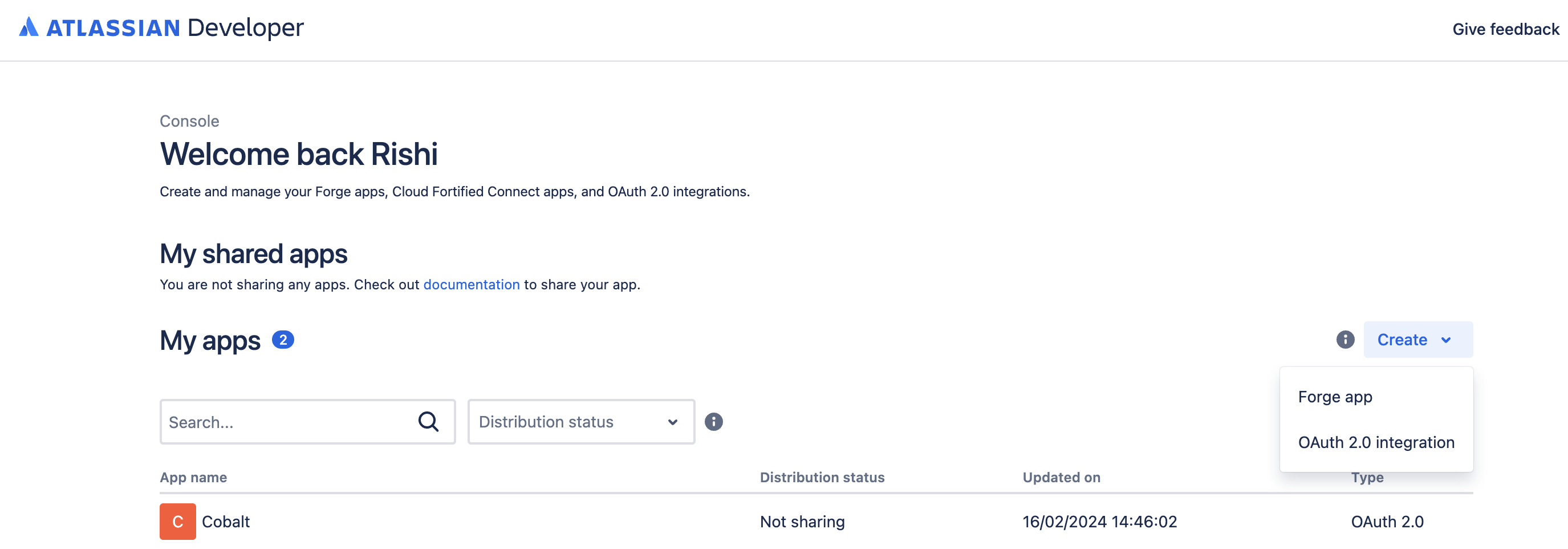 Navigation for App setup