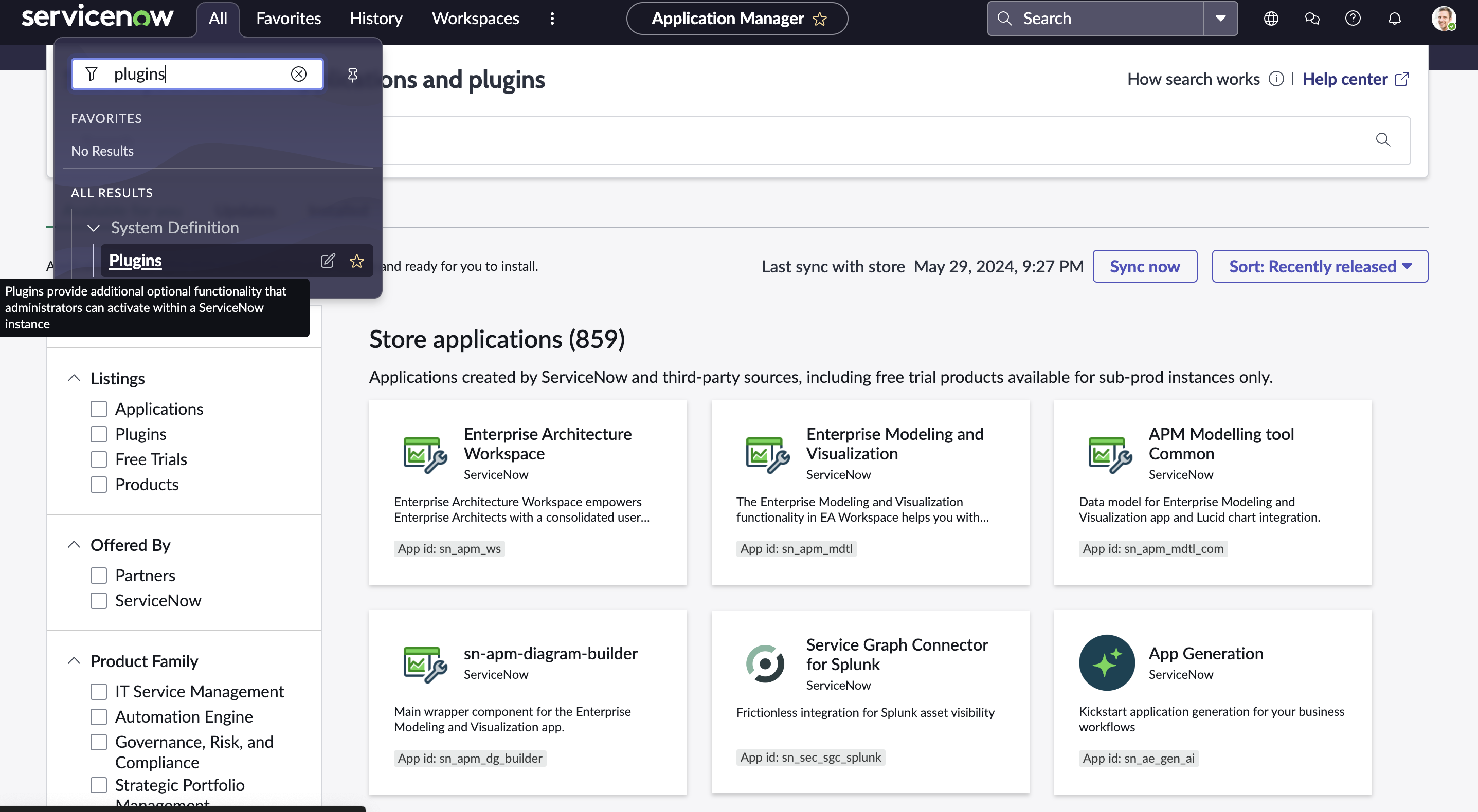 Activating Plugins in ServiceNow