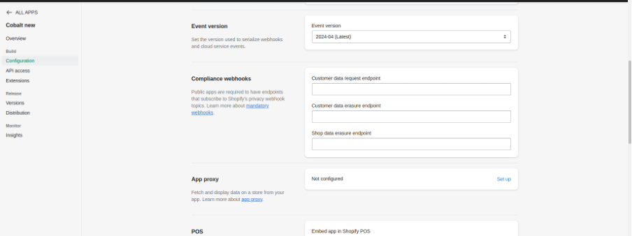Compliance Webhooks for Shopify