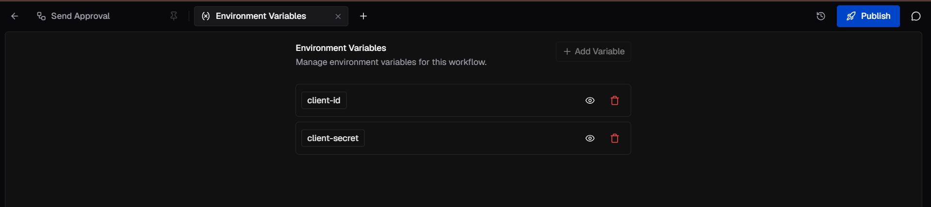 Environment Variables - Refold