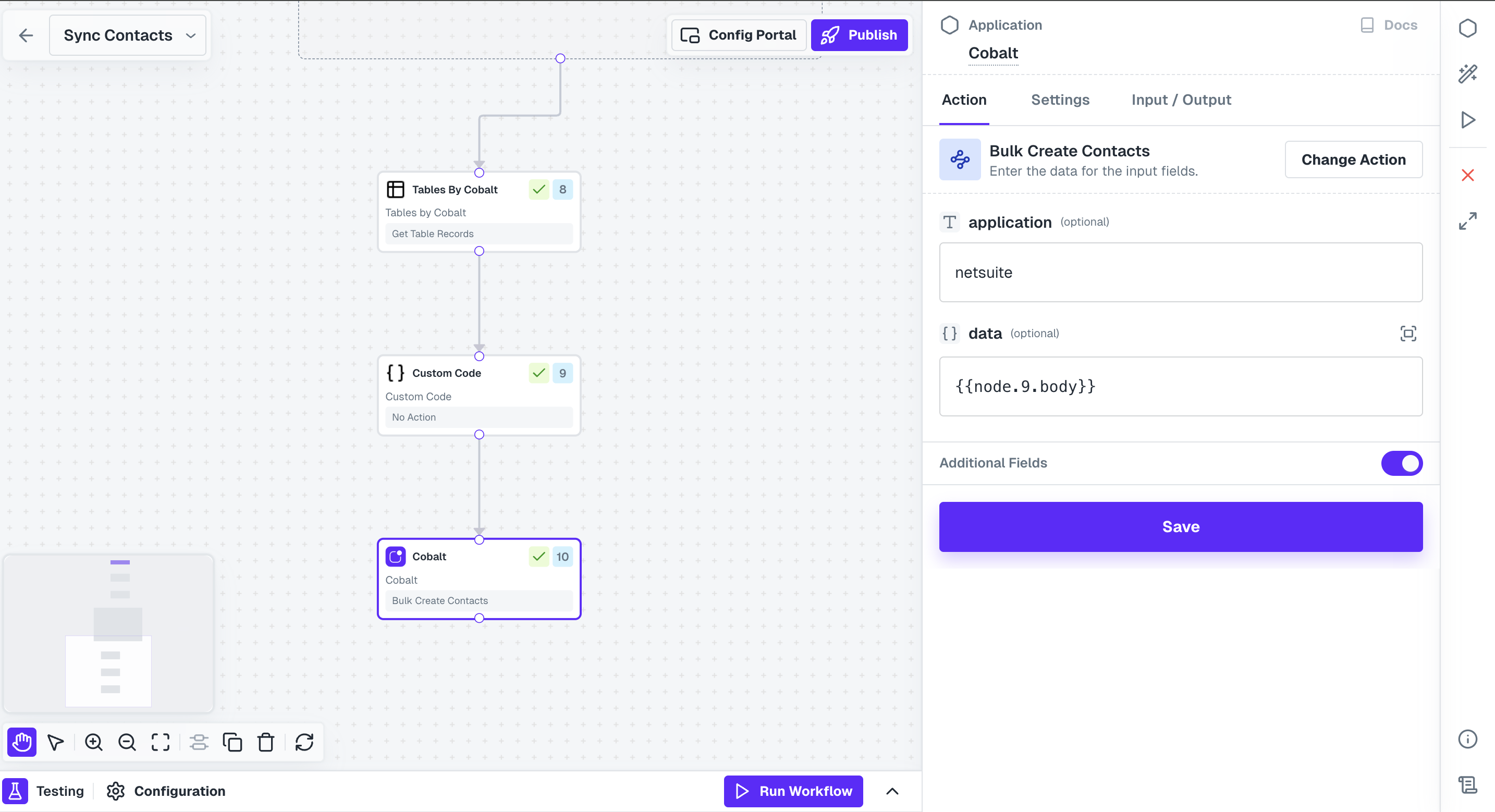 Configuring API Proxy in the workflow