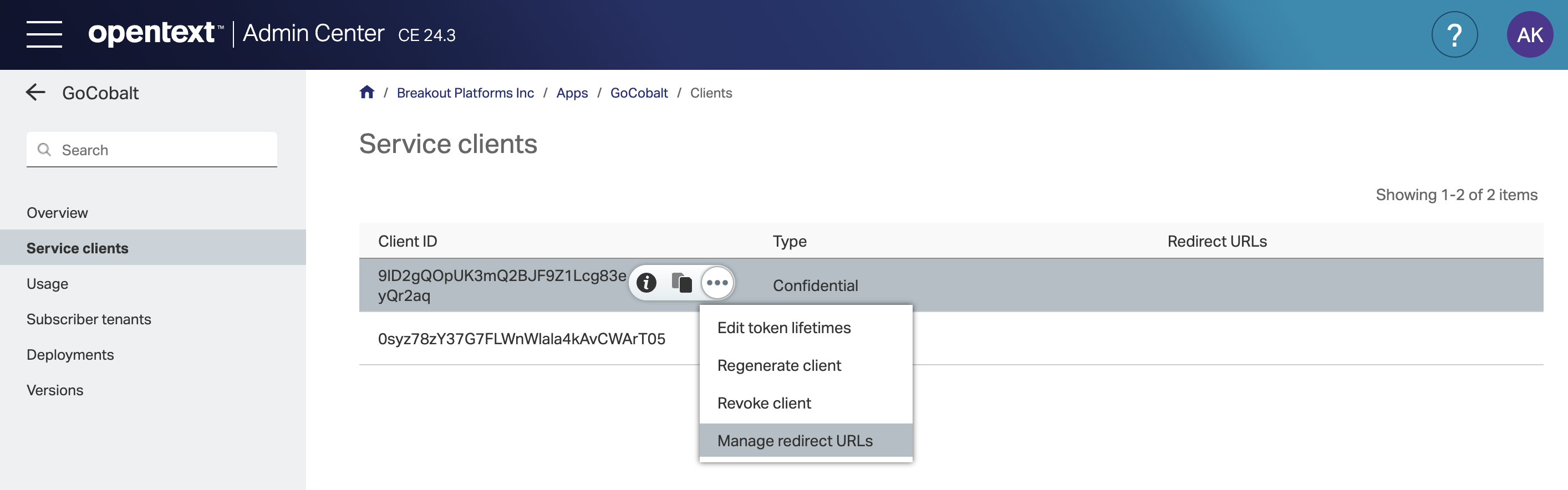 Setting up Developer app