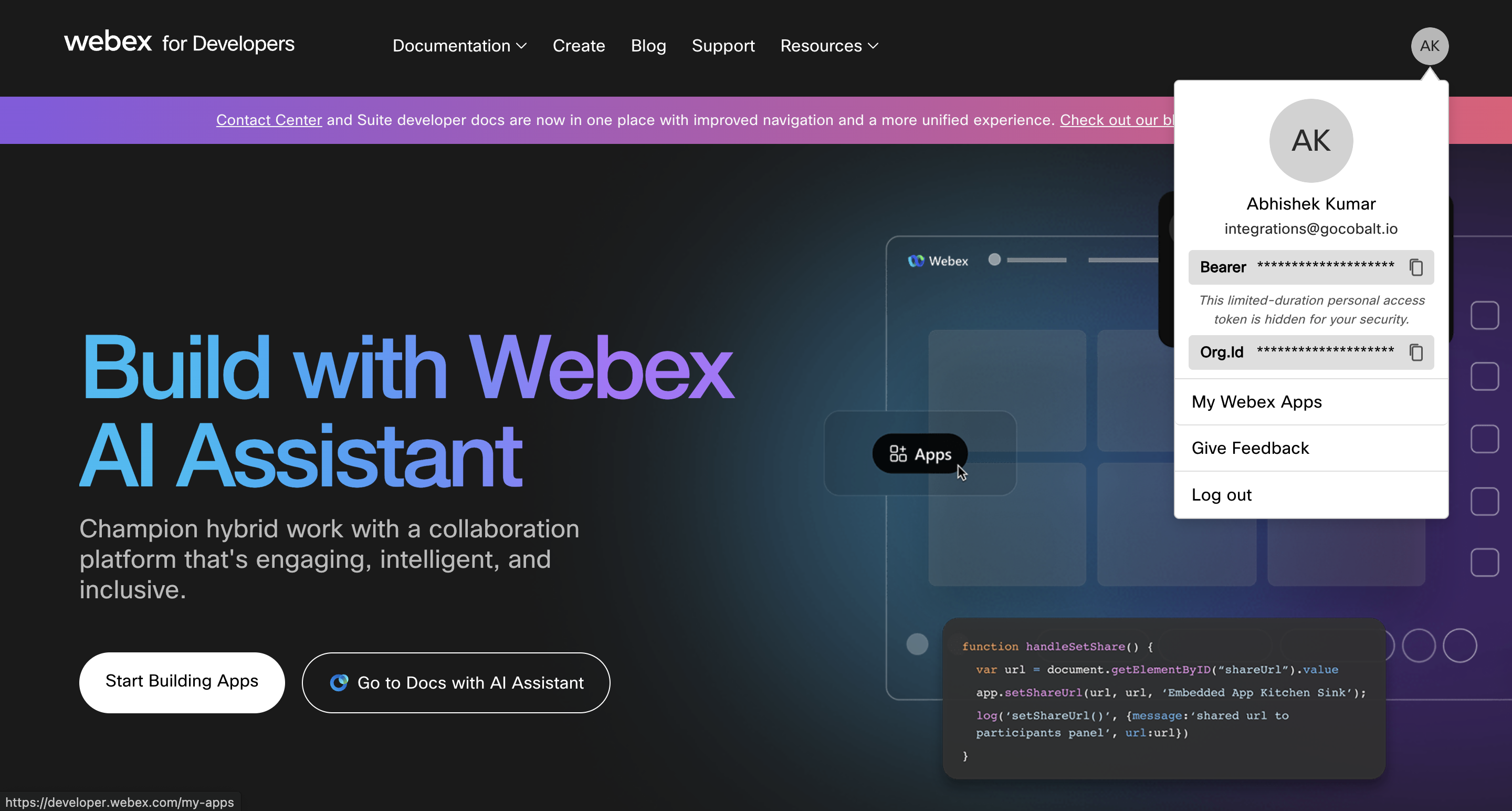 Navigation for App setup