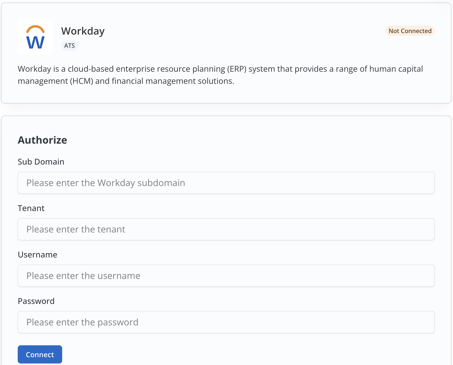 Connect a Linked Account