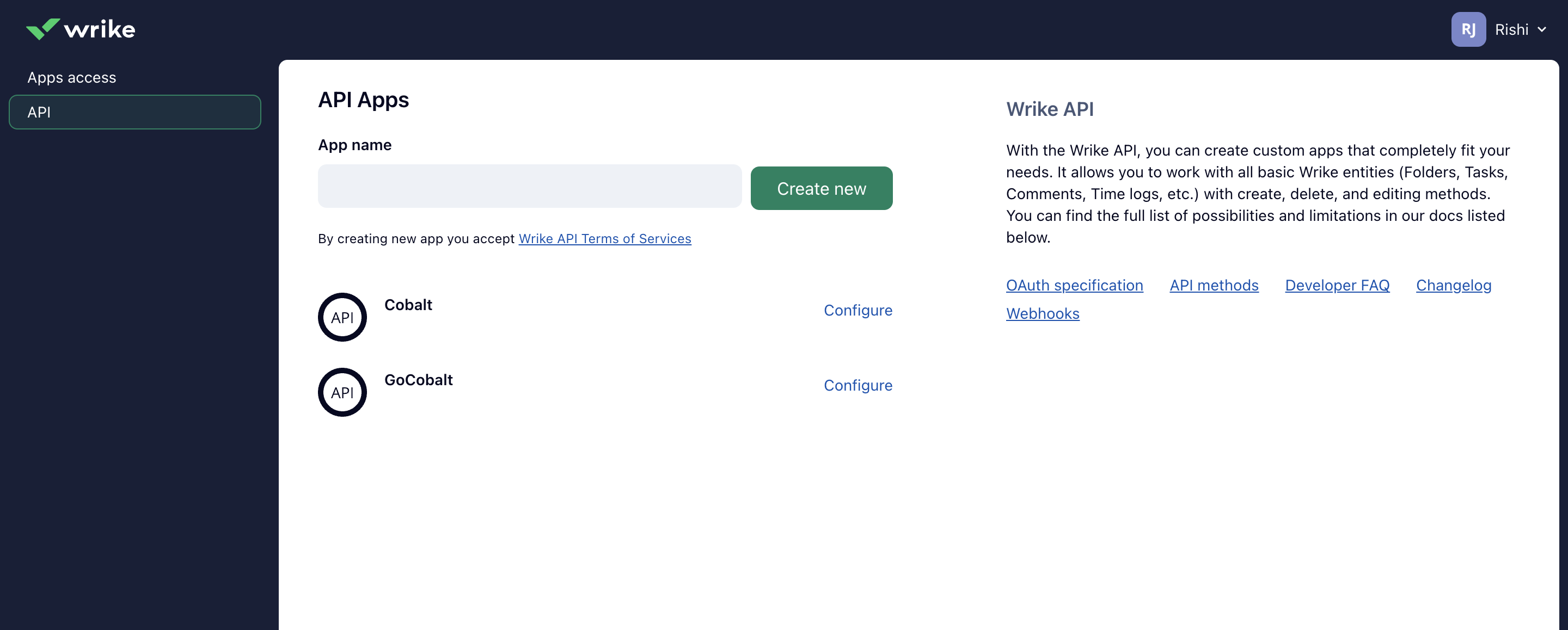 Navigation for App setup