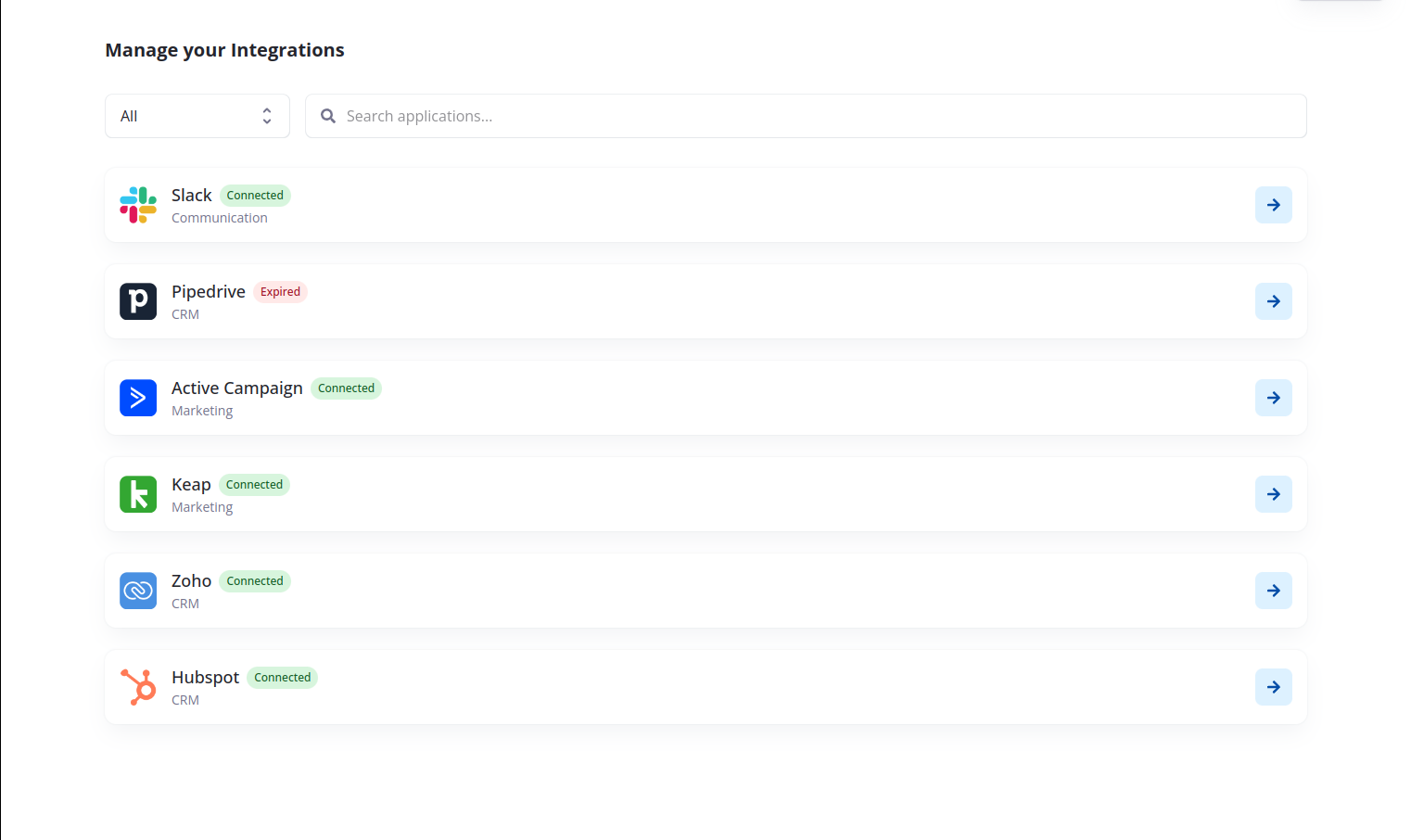 Application with expired authentication