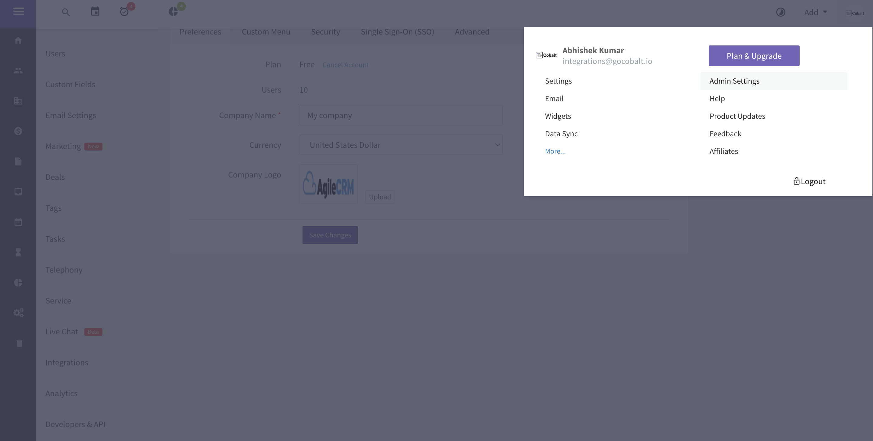 Navigation in Trello