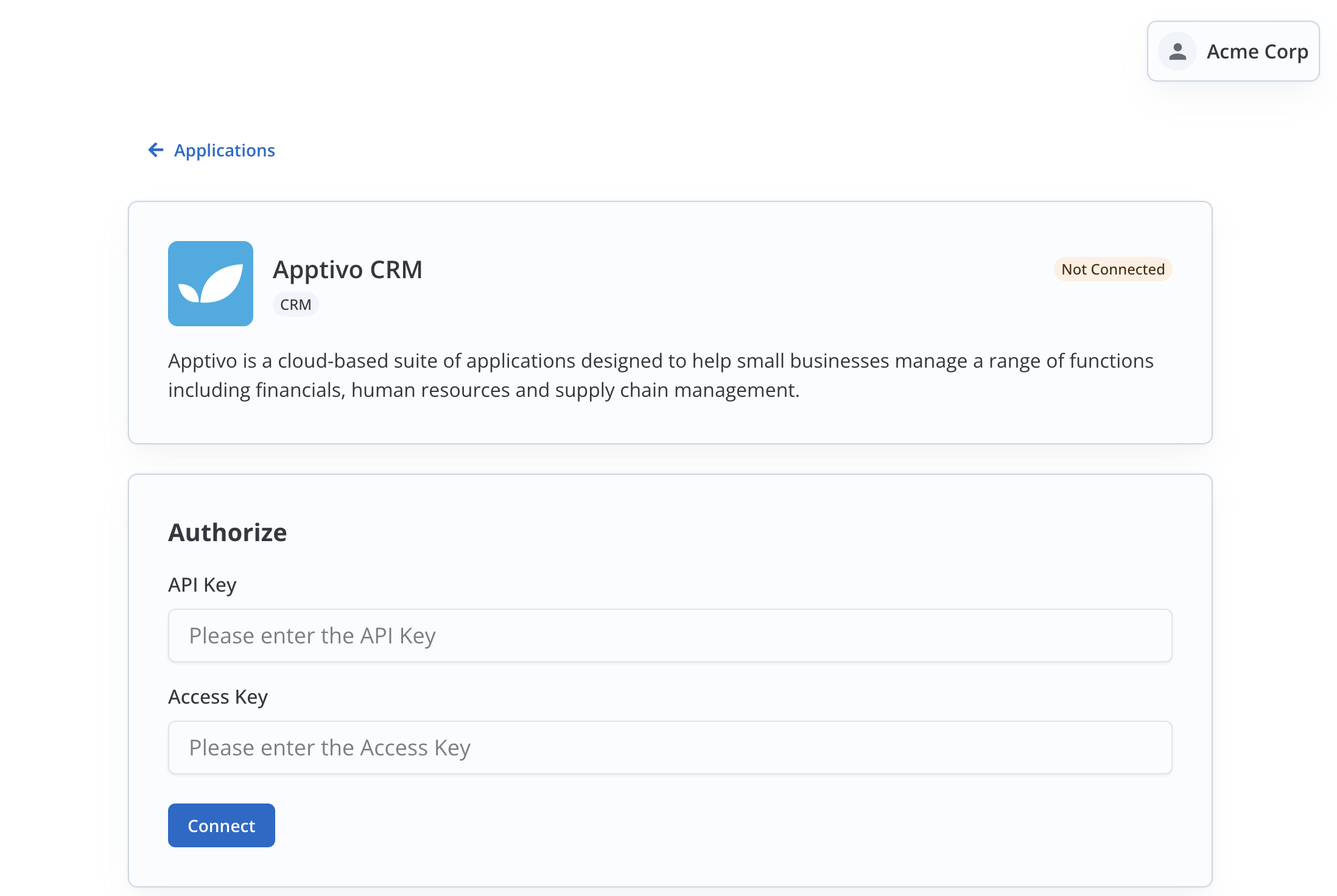 Connect a Linked Account
