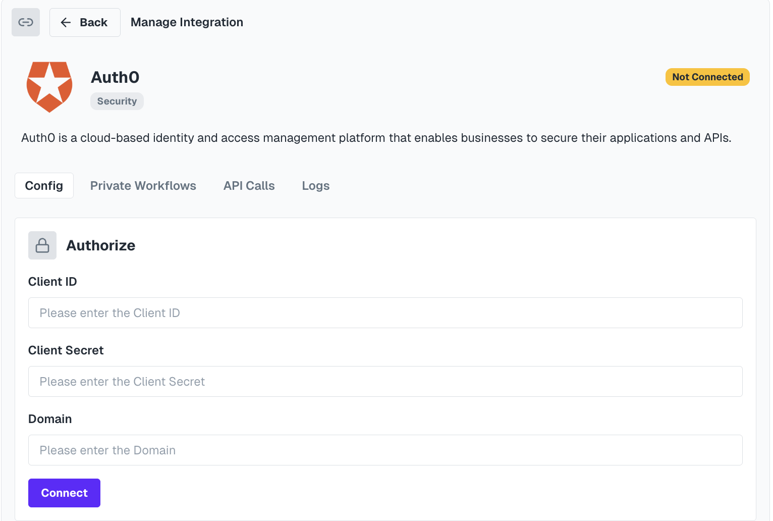 Connect a Linked Account