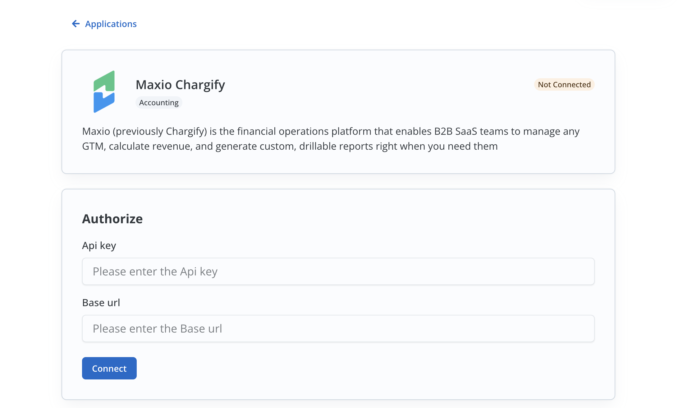 Connect a Linked Account