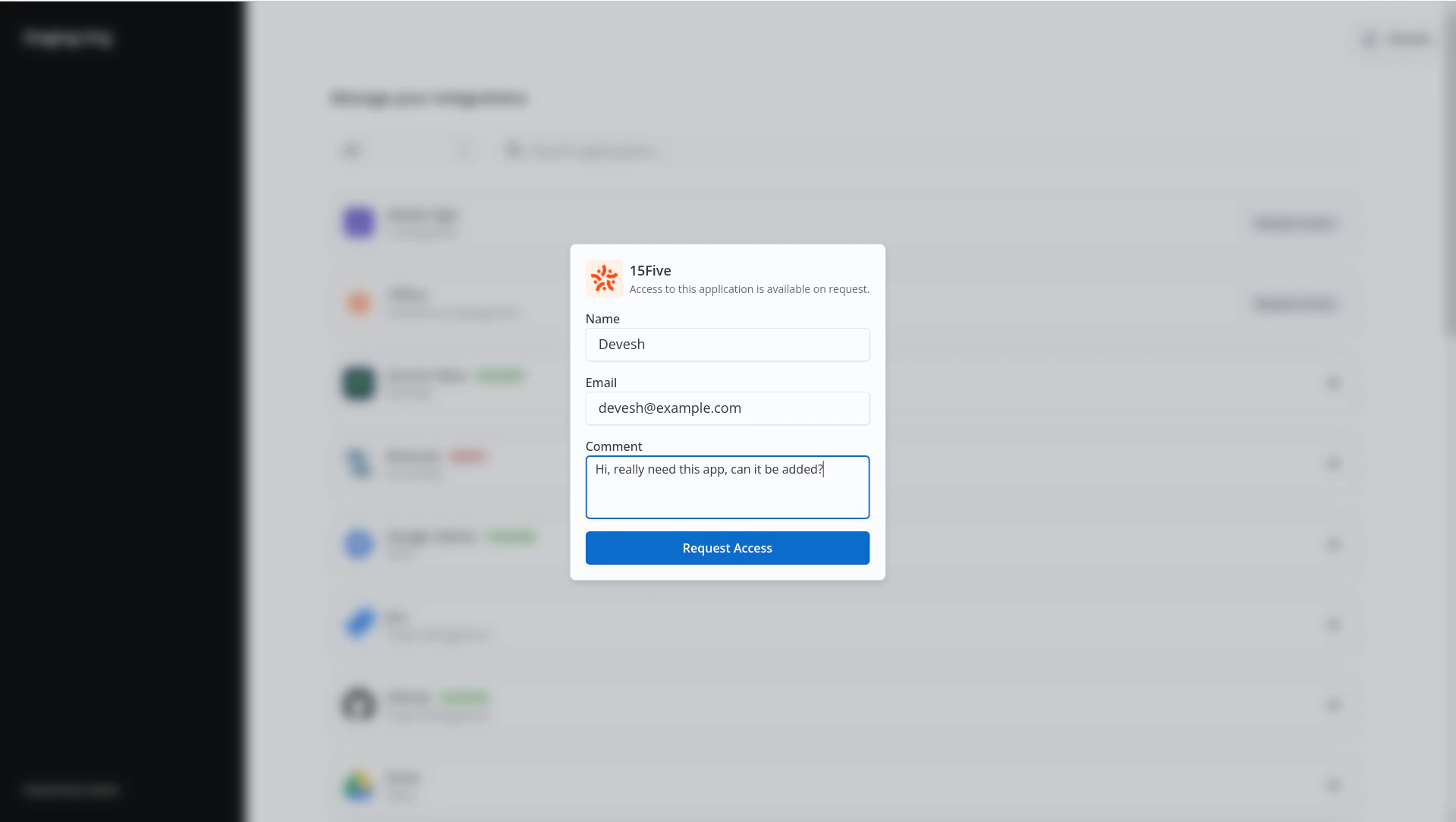 Requesting for Ecosystem apps