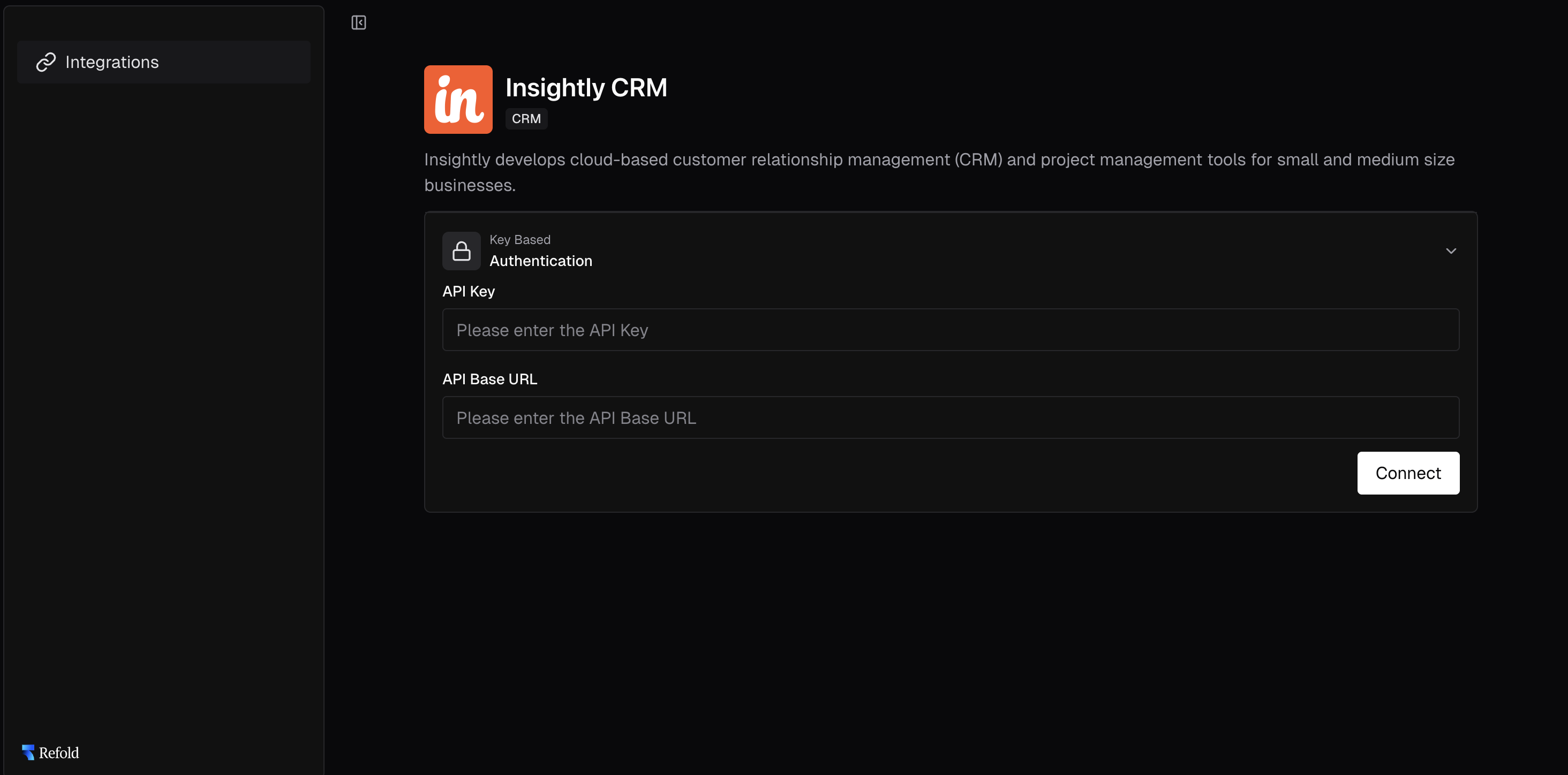 Setting up API Key in hosted portal