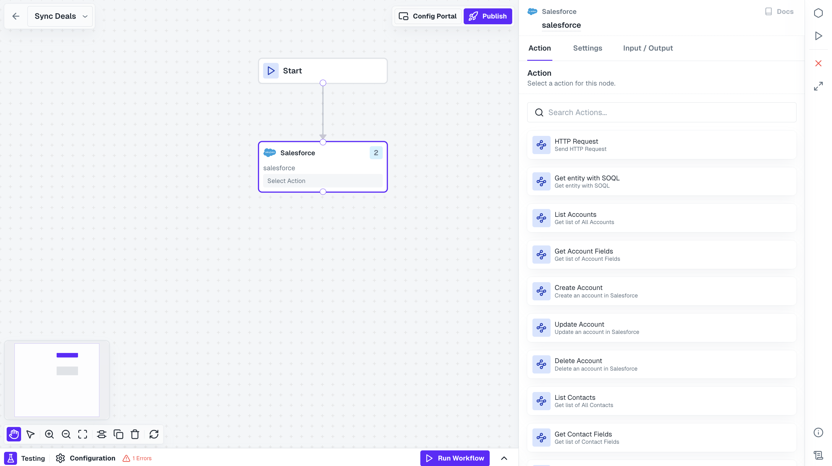 SOQL Action for workflow