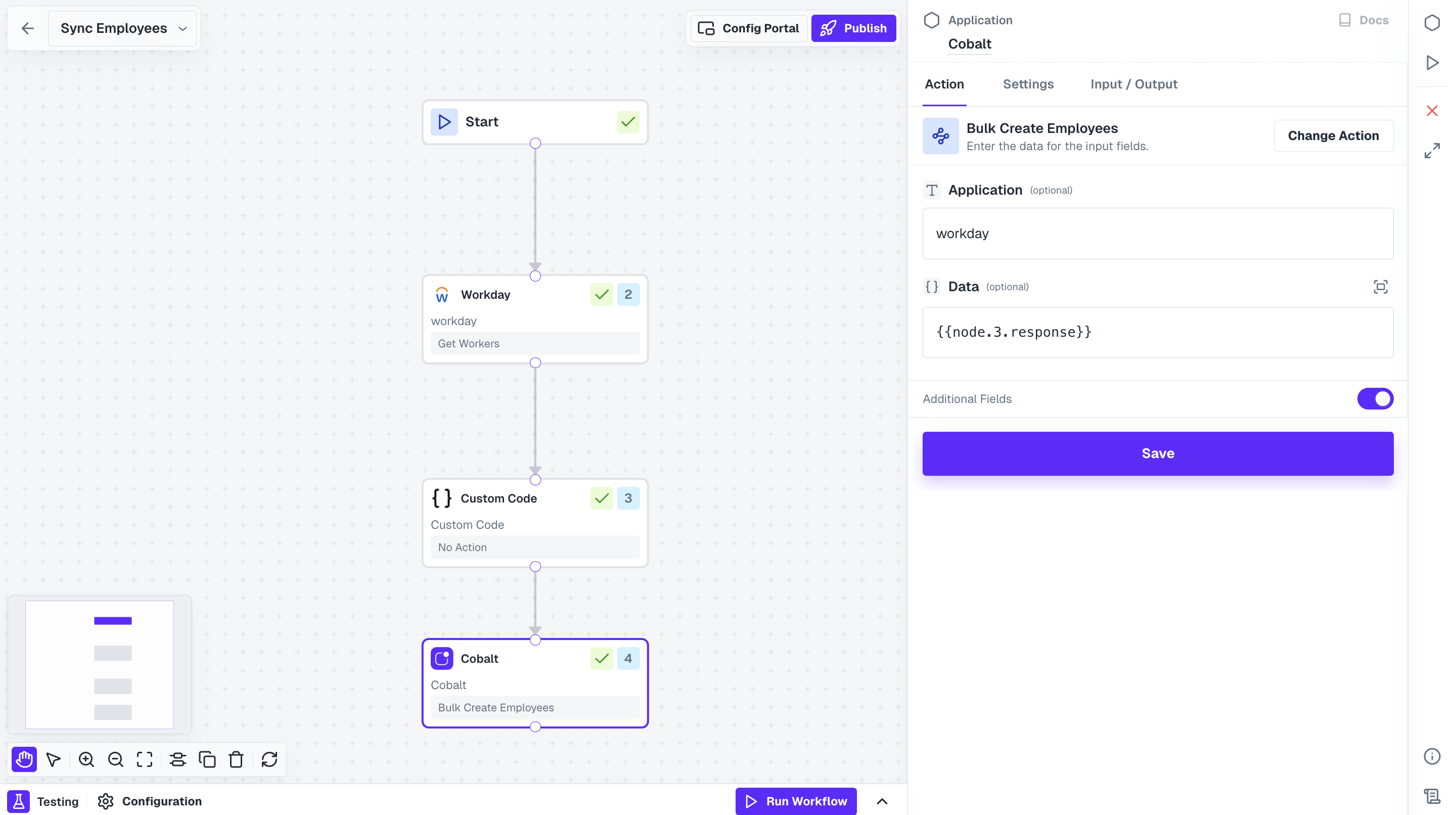 Configuring API Proxy in the workflow