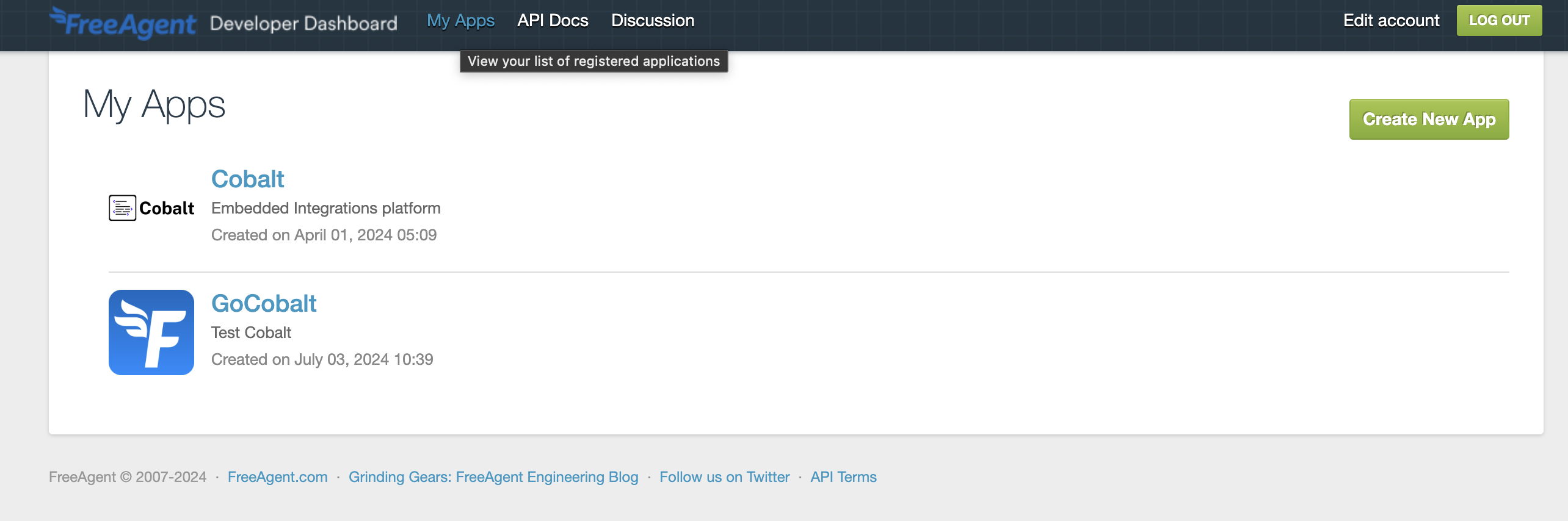 Navigation for App setup