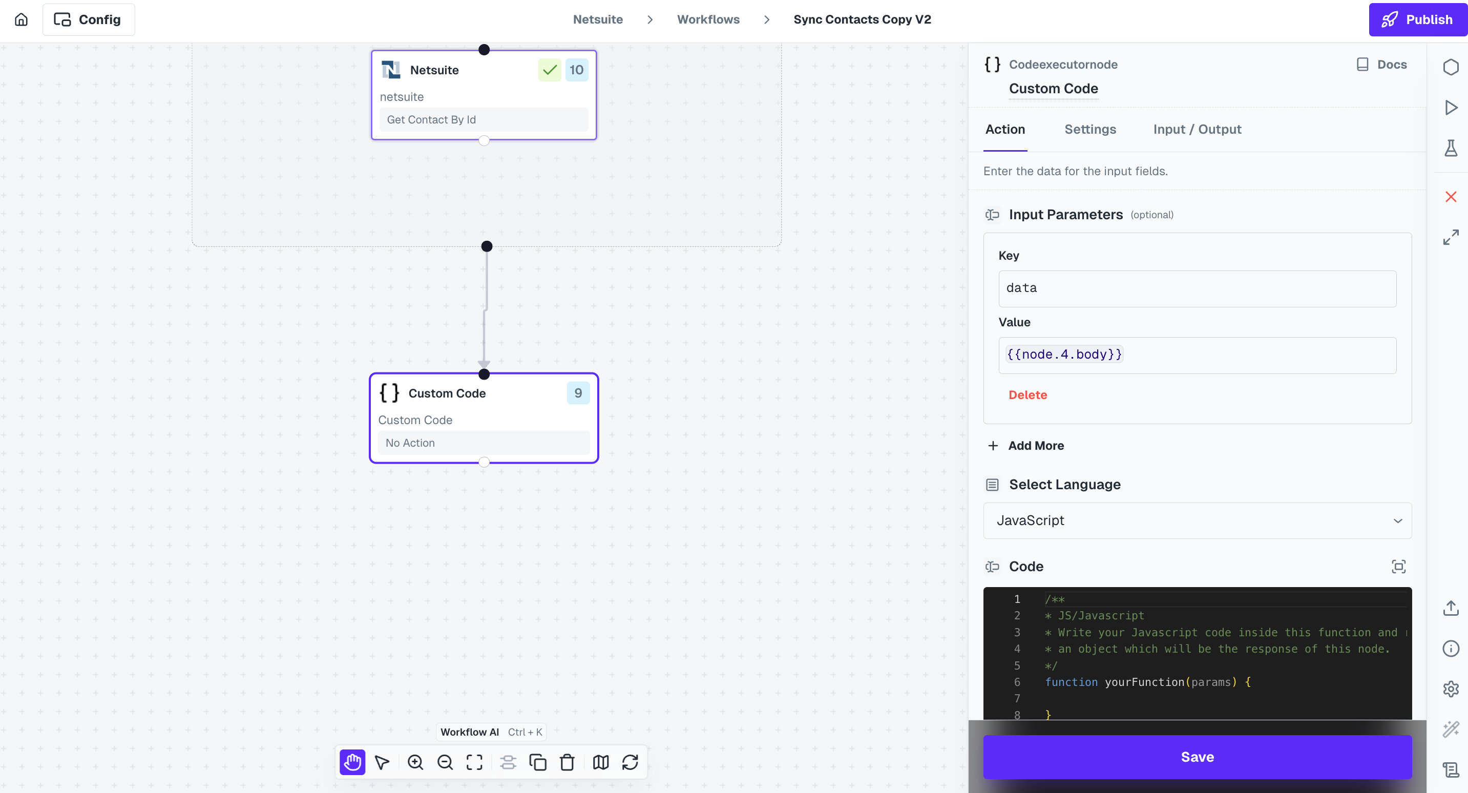 Output of Loop Node in Cobalt