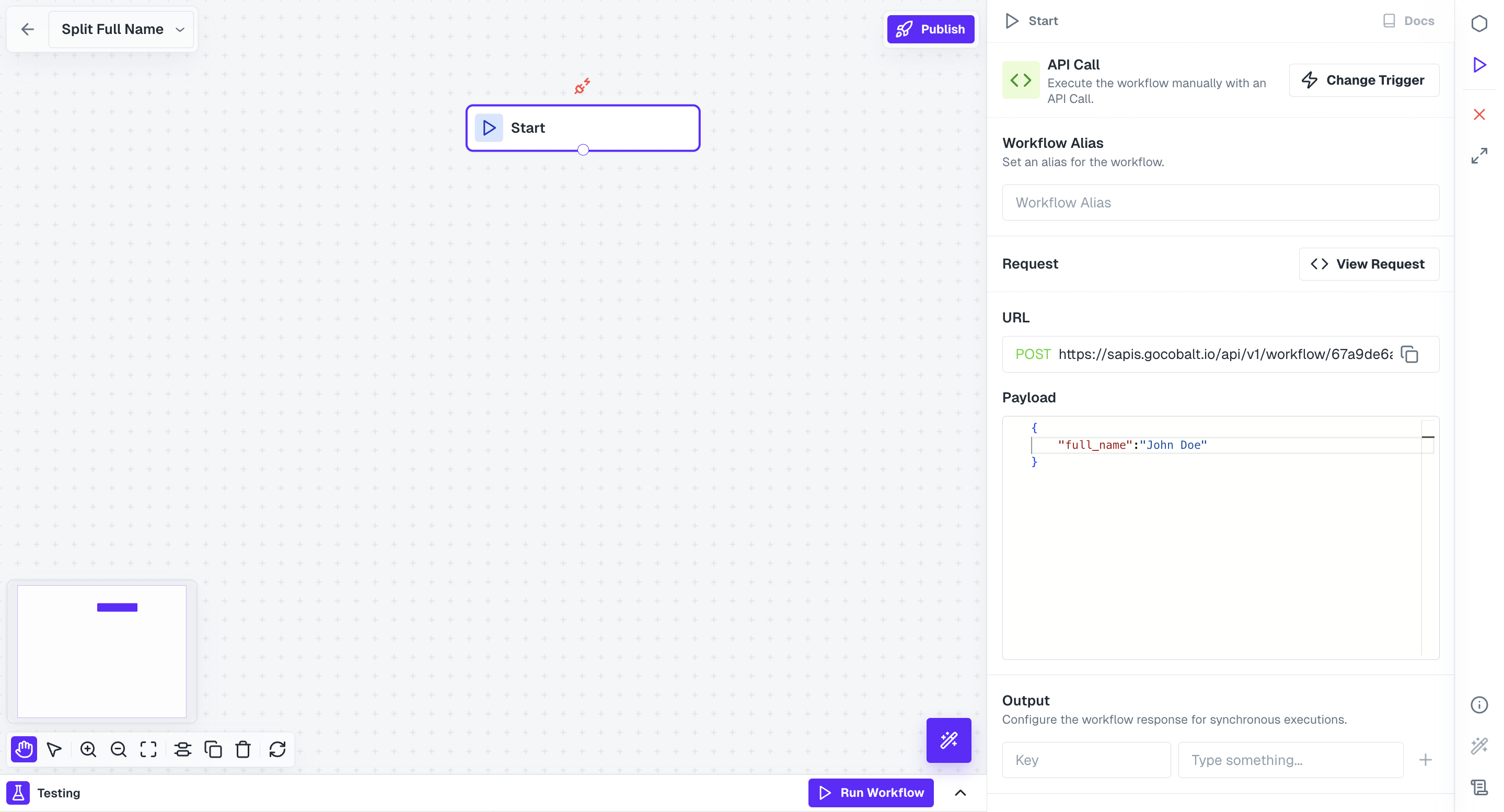 Sub Flow setup in Cobalt