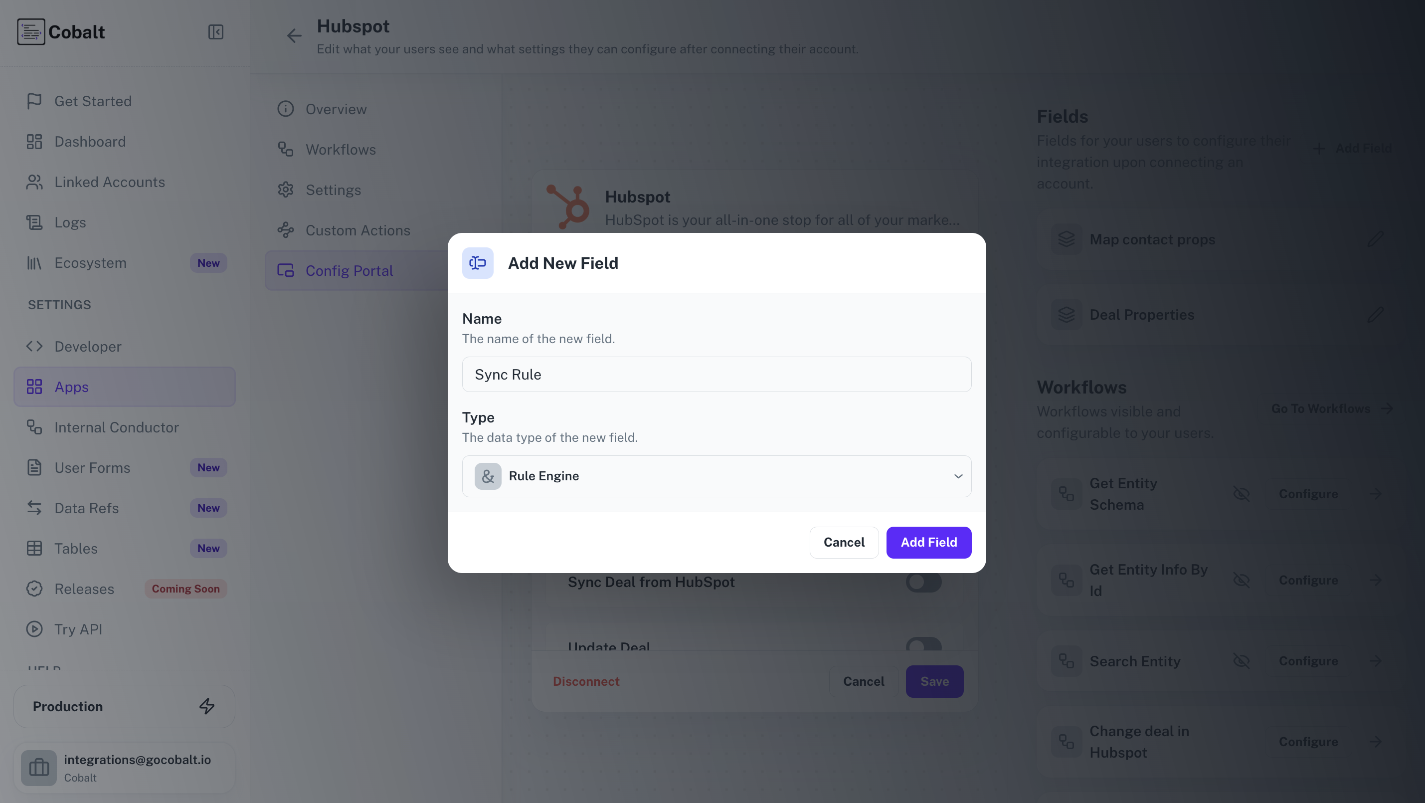 Rule Engine field type by Cobalt