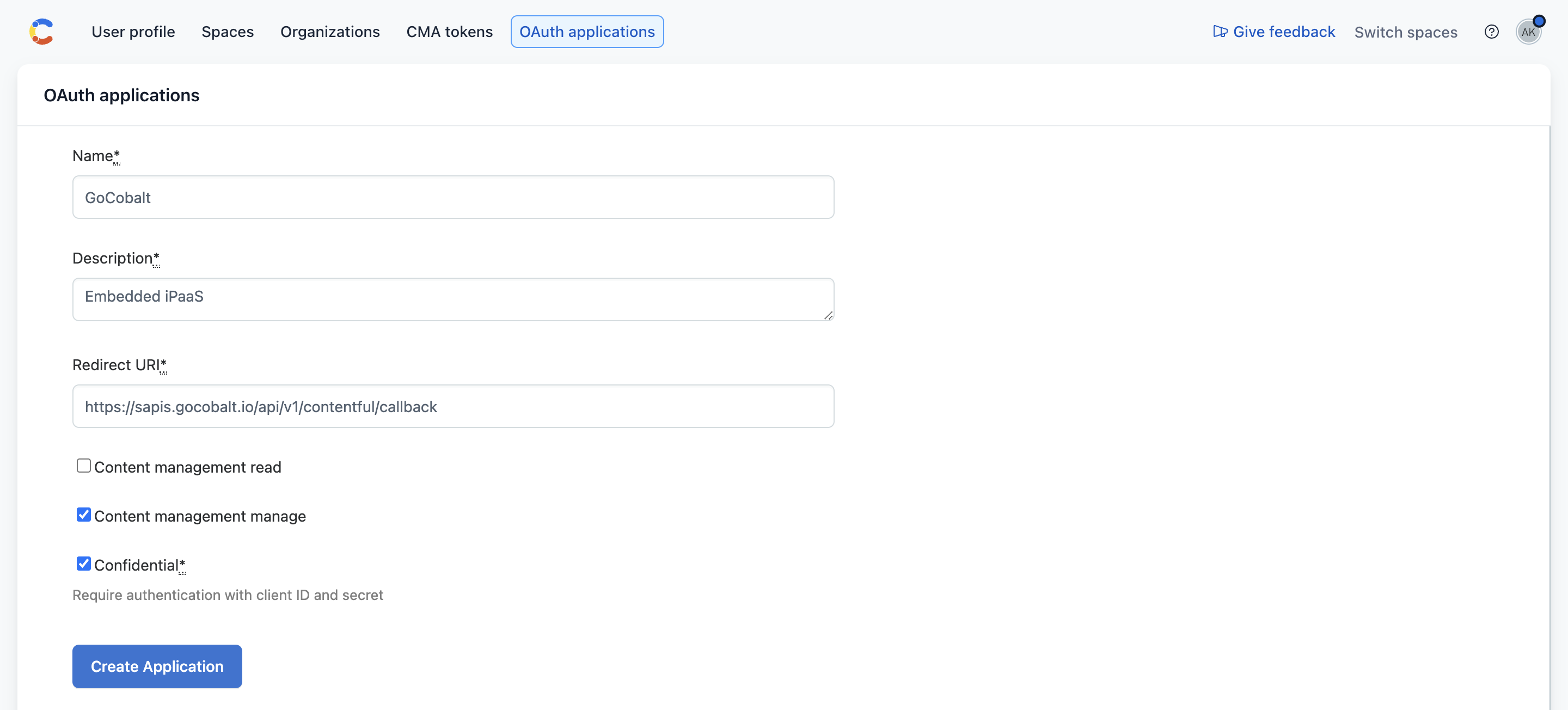 Setting up Developer app