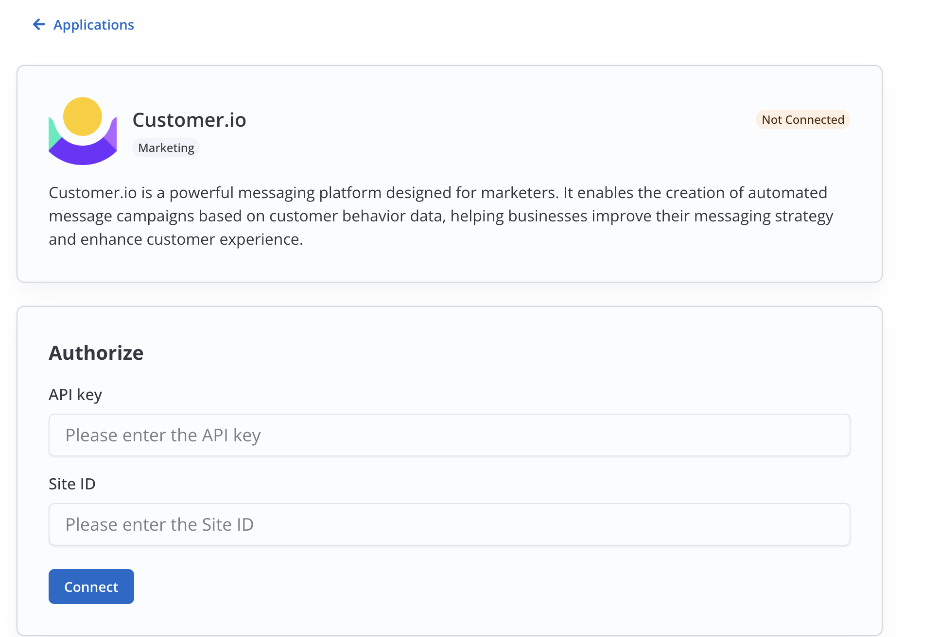 Connect a Linked Account
