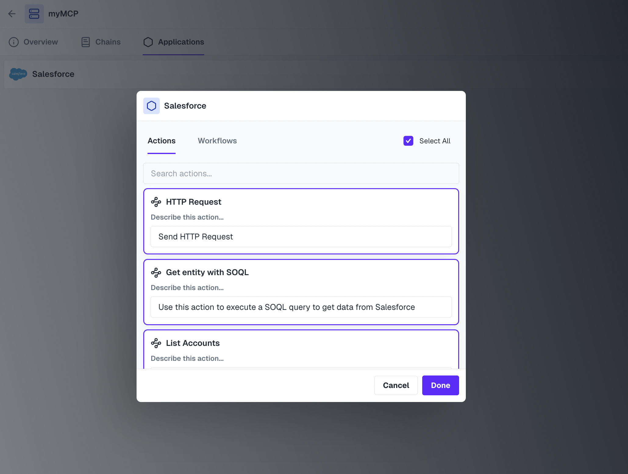 Create and configure MCP server in Cobalt dashboard