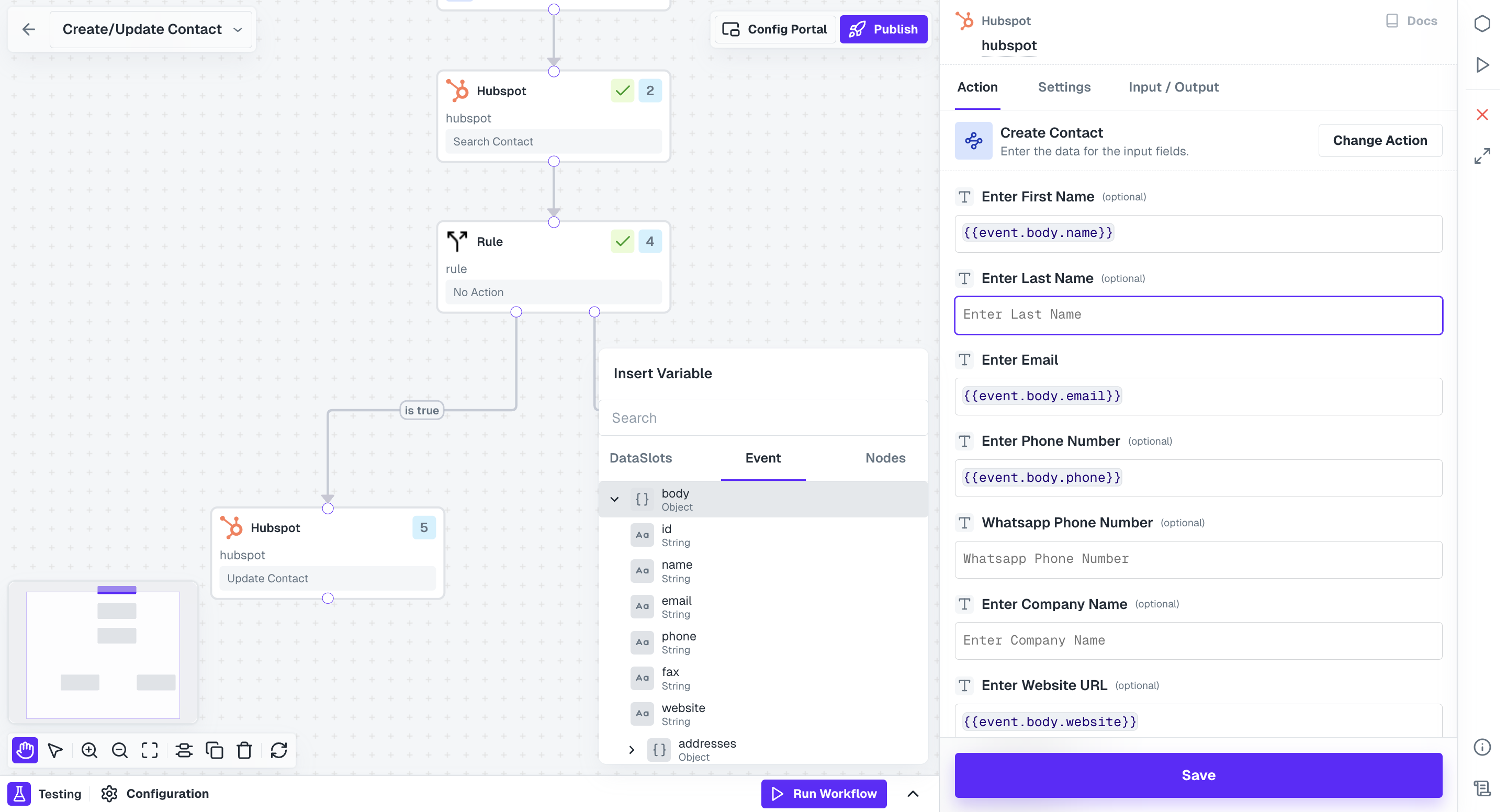 Event Variables in Cobalt