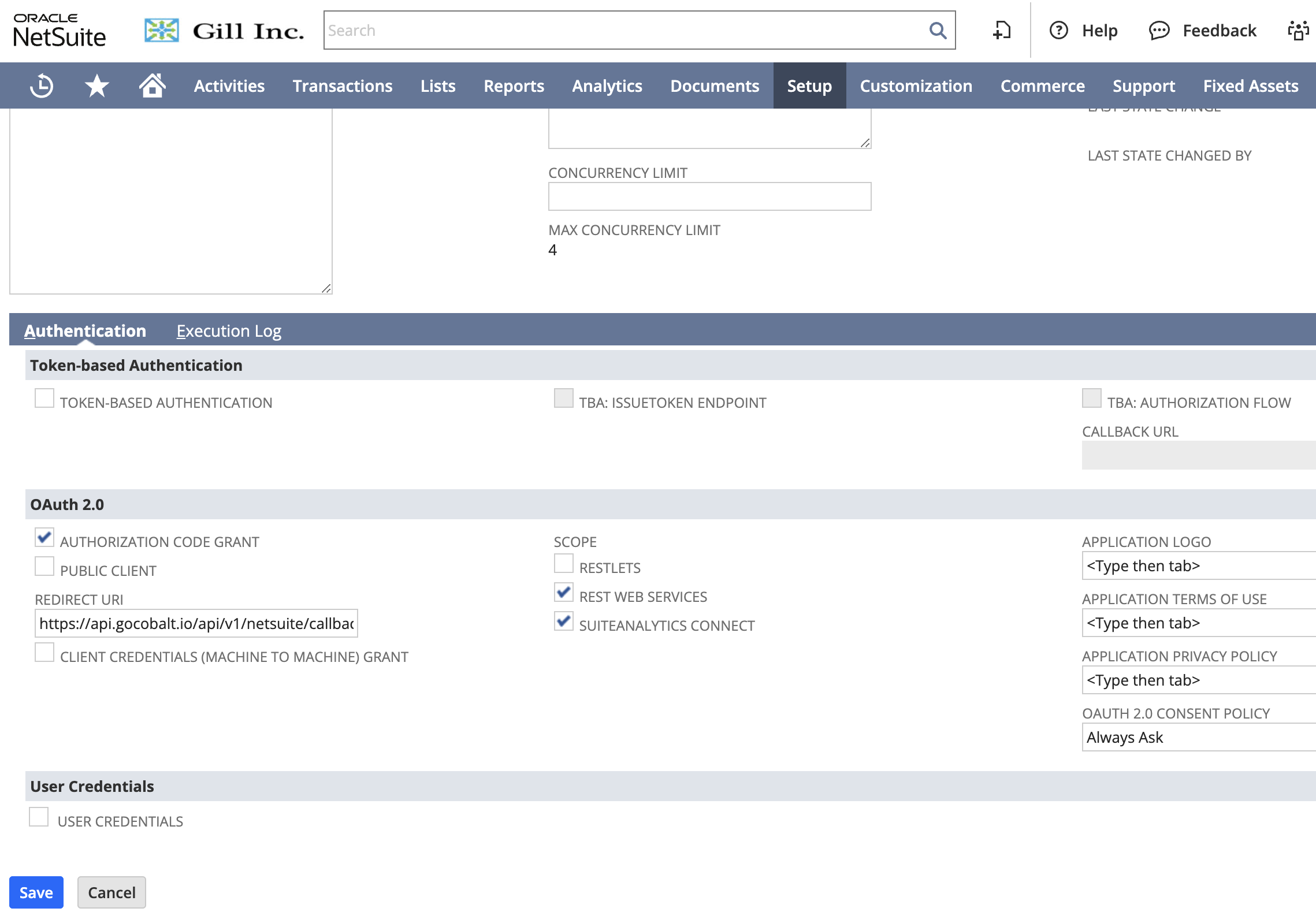Setting up Developer app