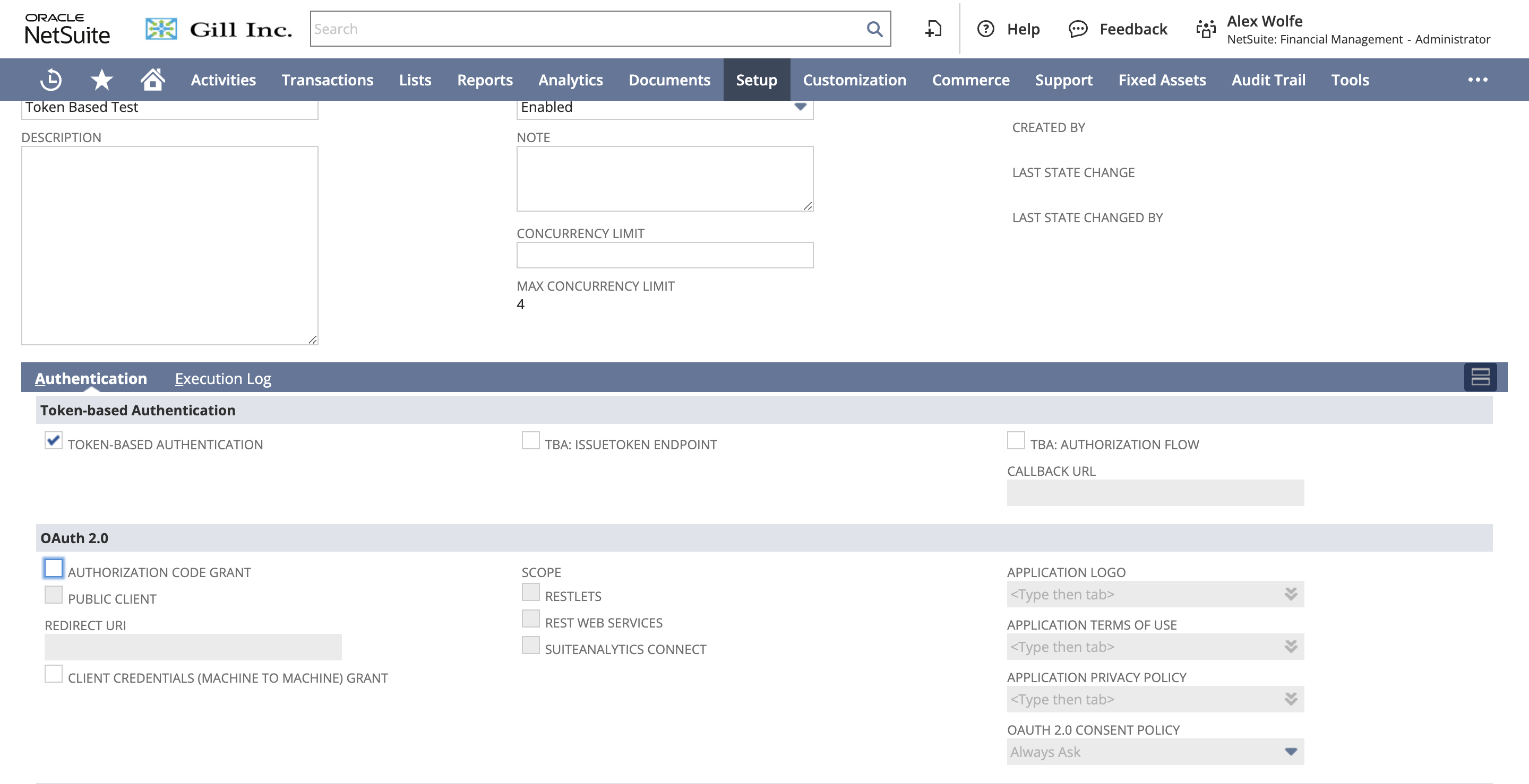 Creating Integration Credentials