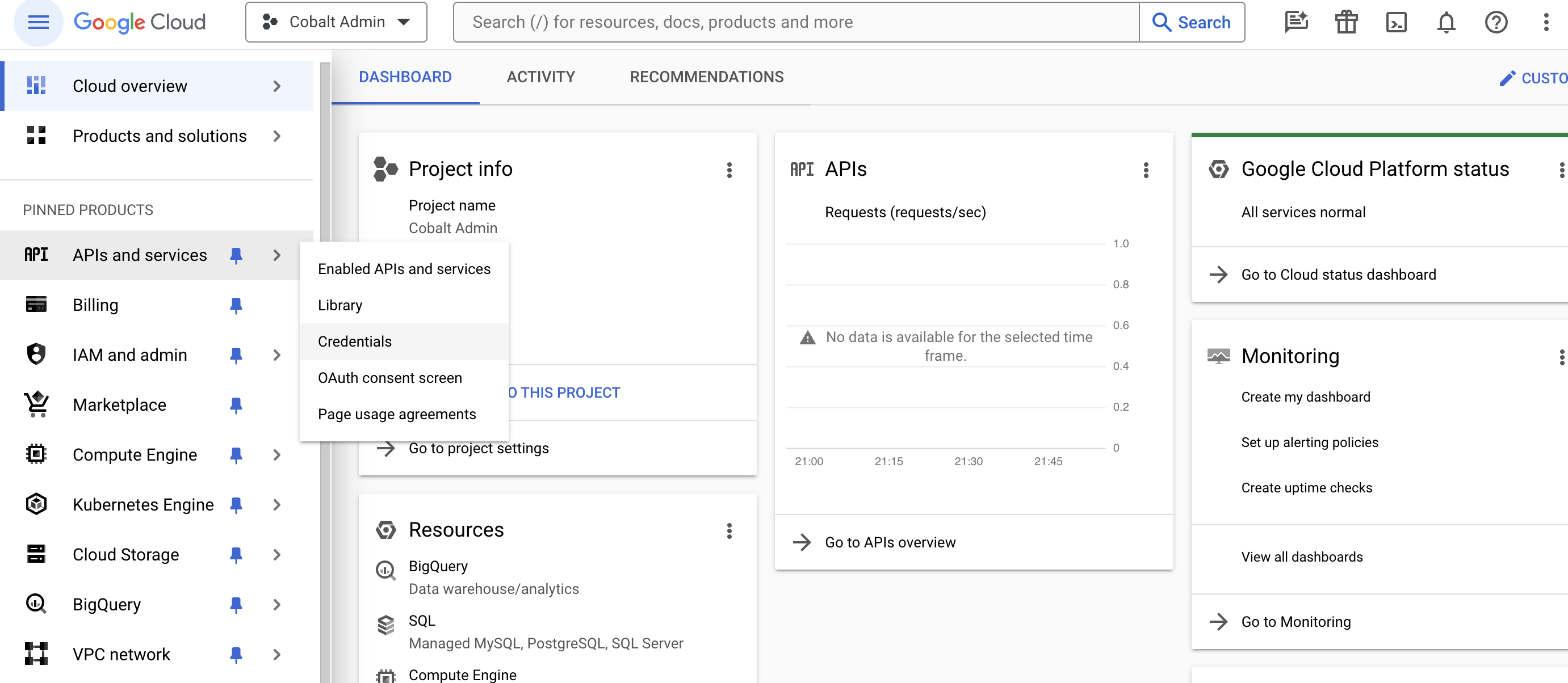 Setting up Google Admin app