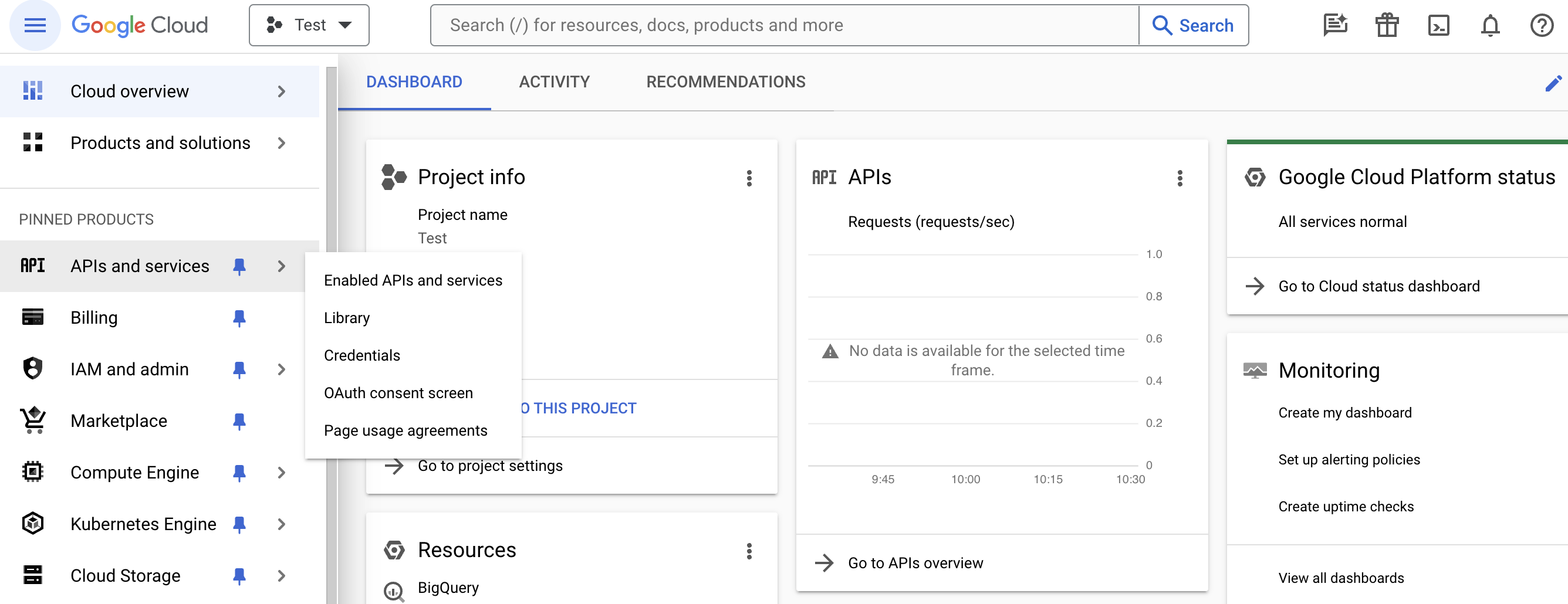 Setting up Google Drive app