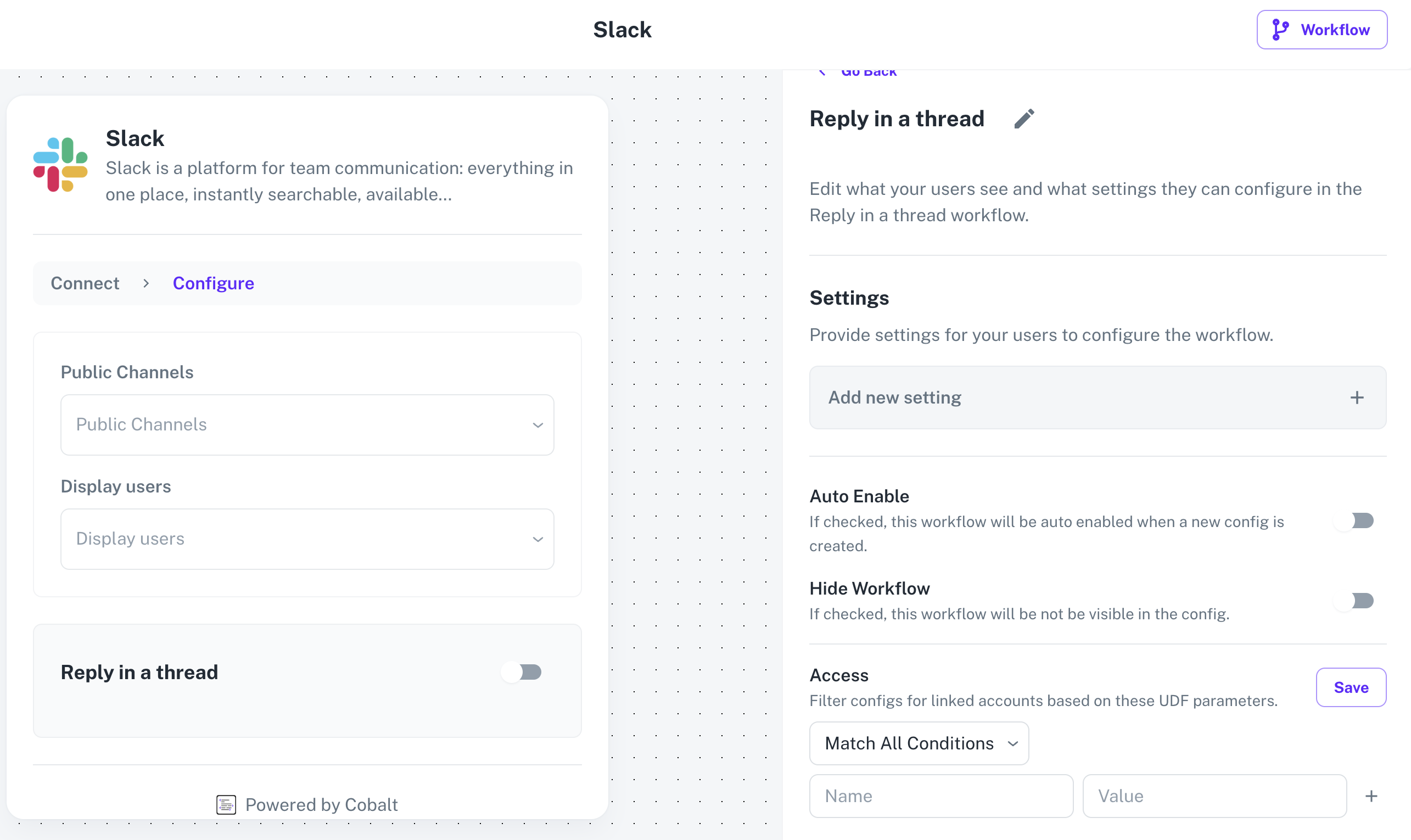 Workflow Access Controls - Refold