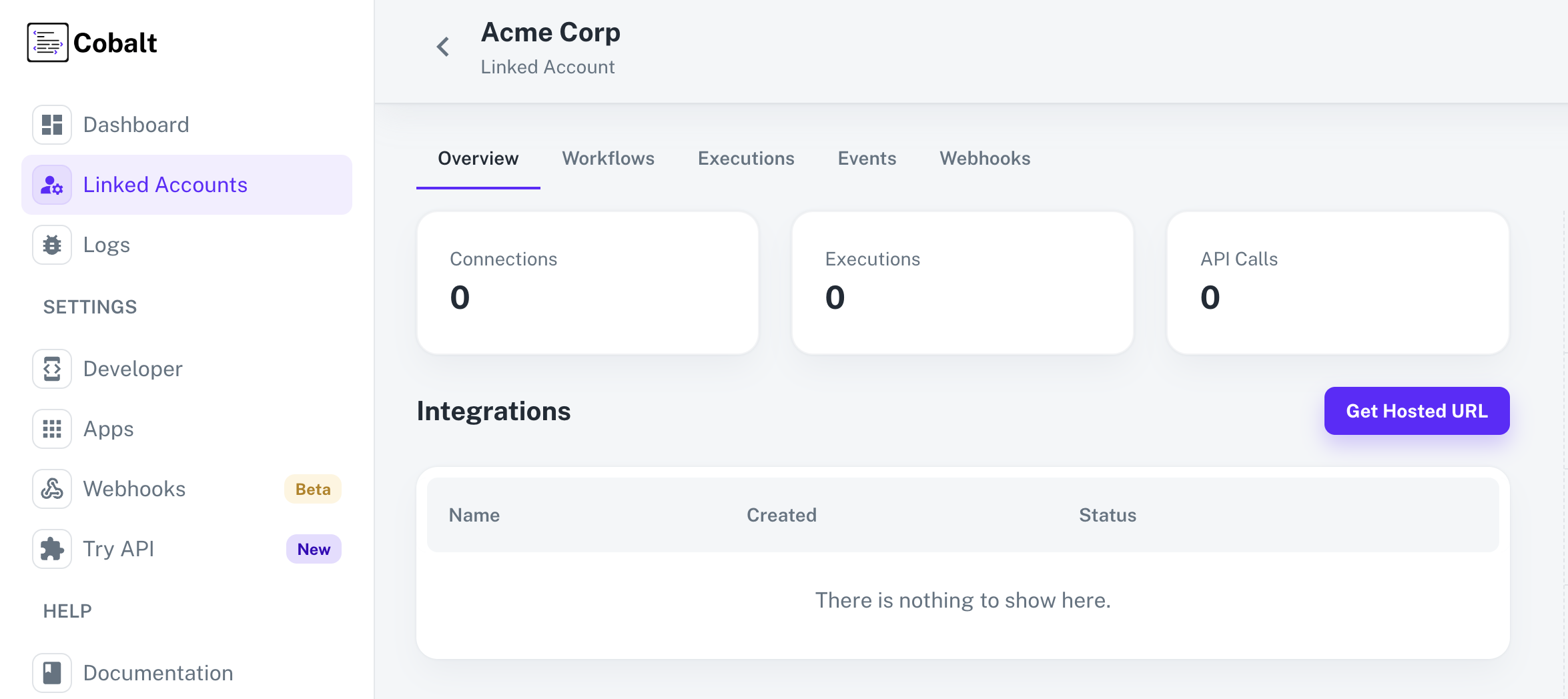 Navigate to Linked Account