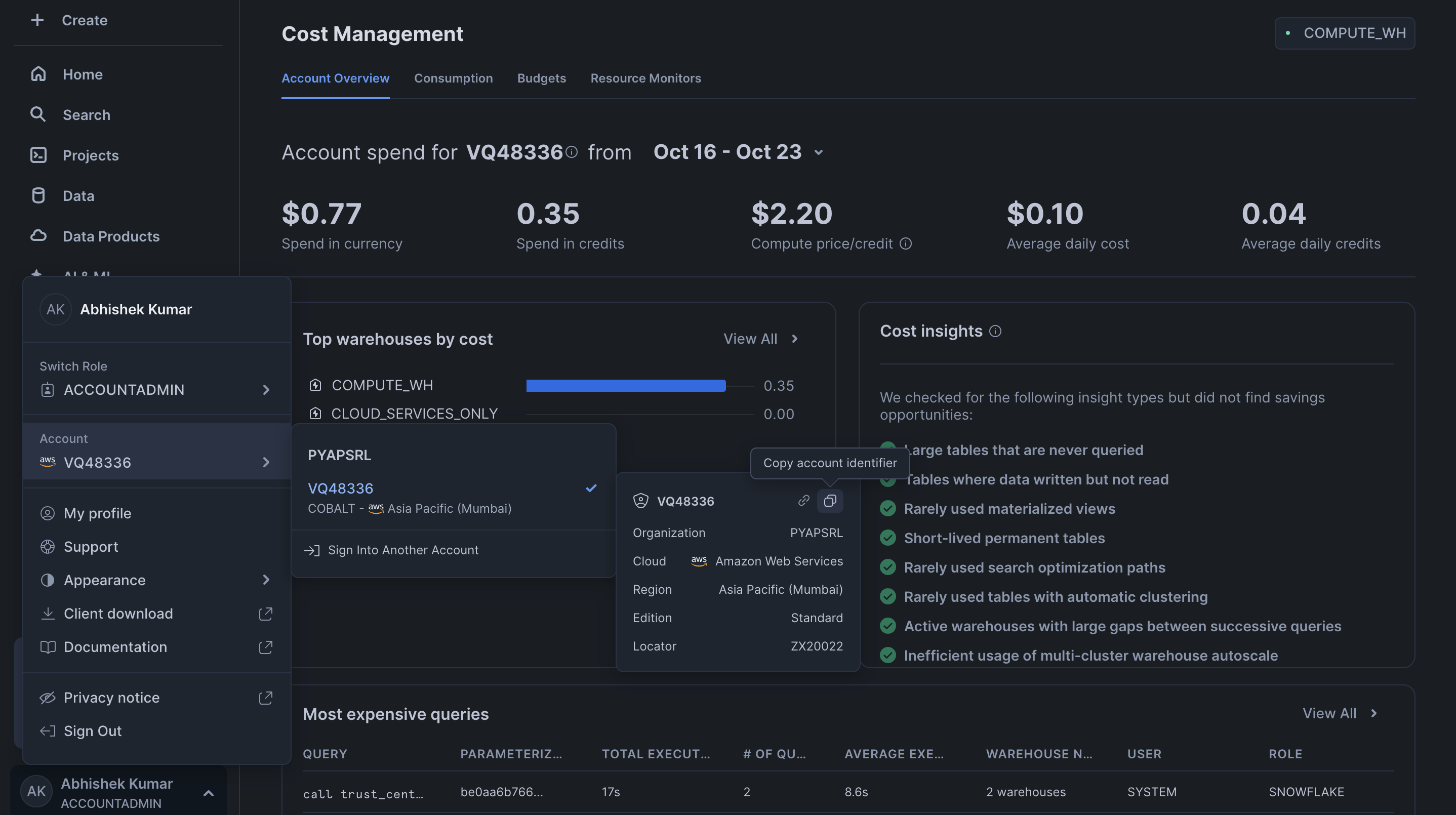 Get Account Identifier