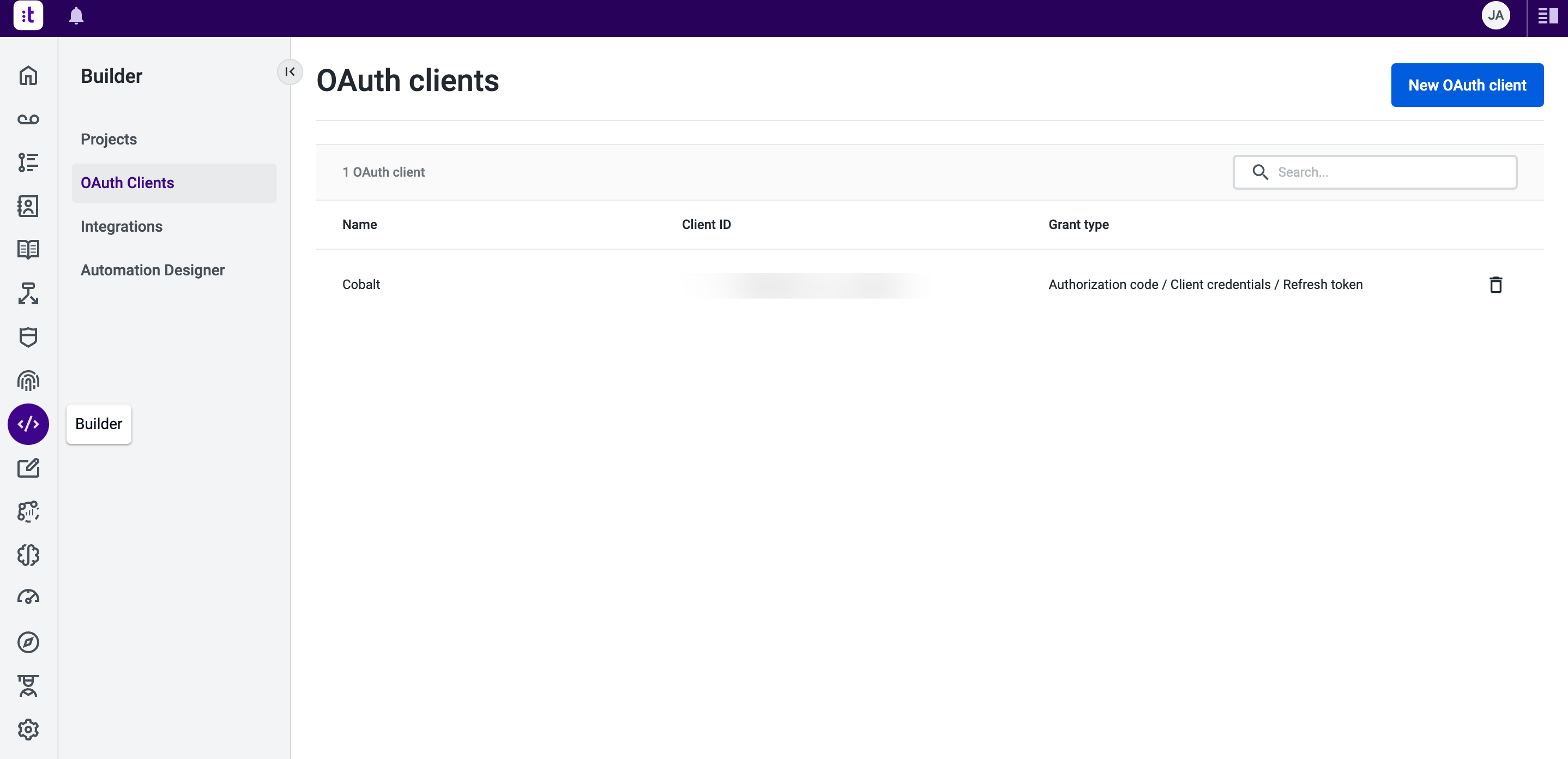 Navigation for App setup