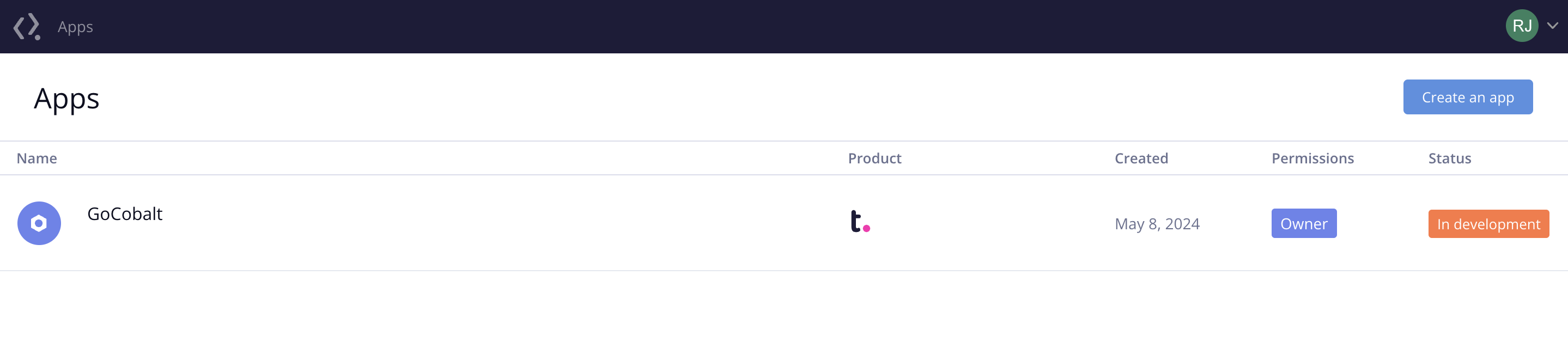 Navigation for App setup