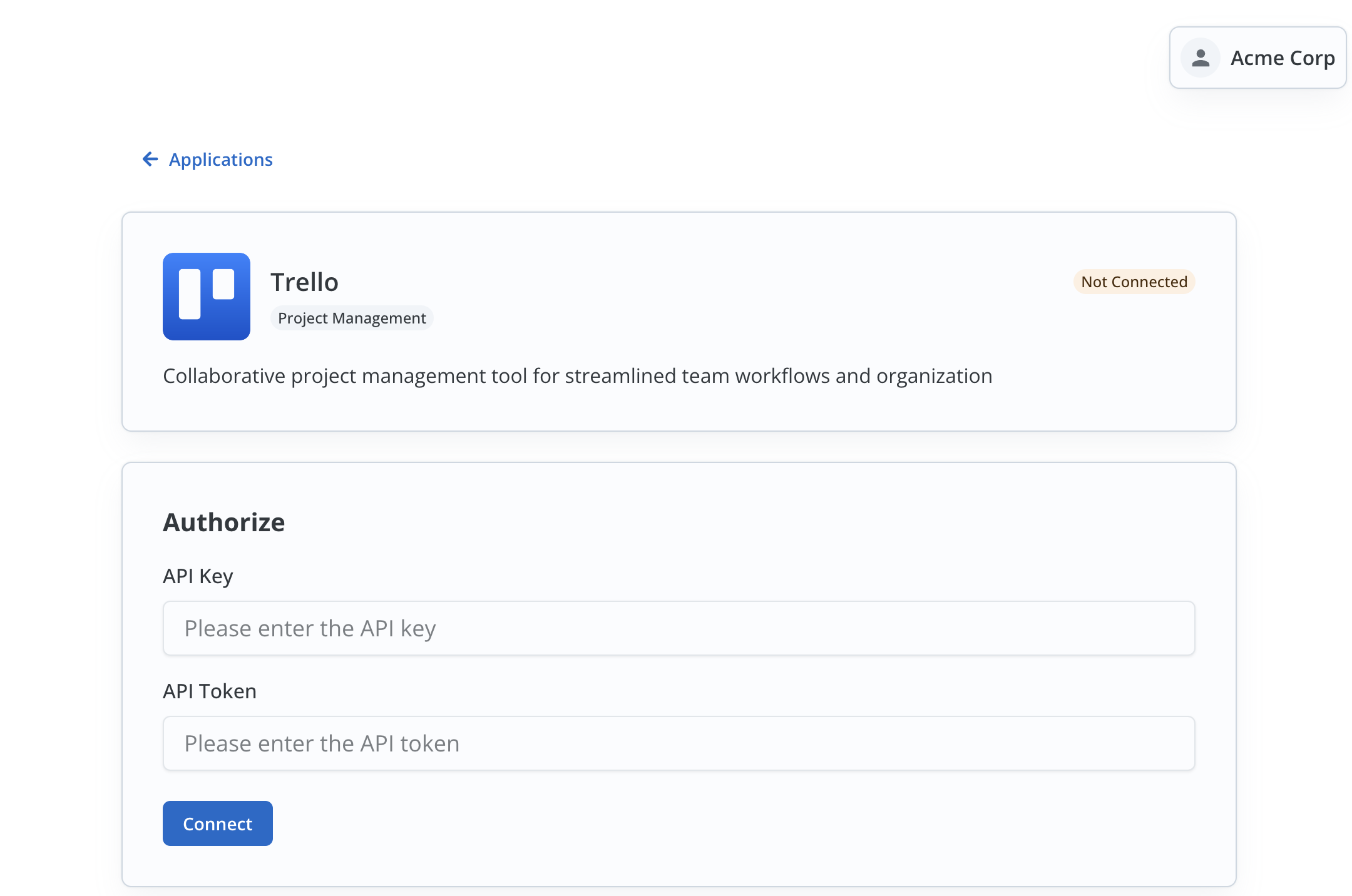 Connect a Linked Account