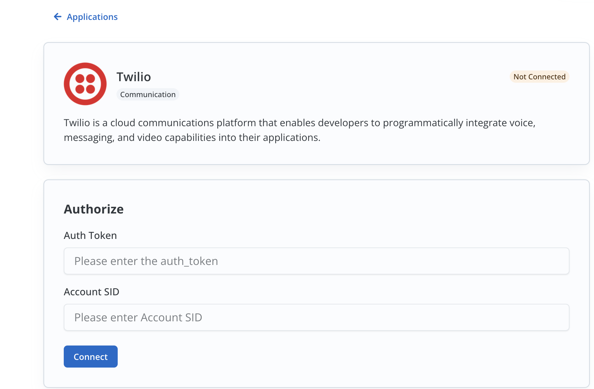 Connect a Linked Account