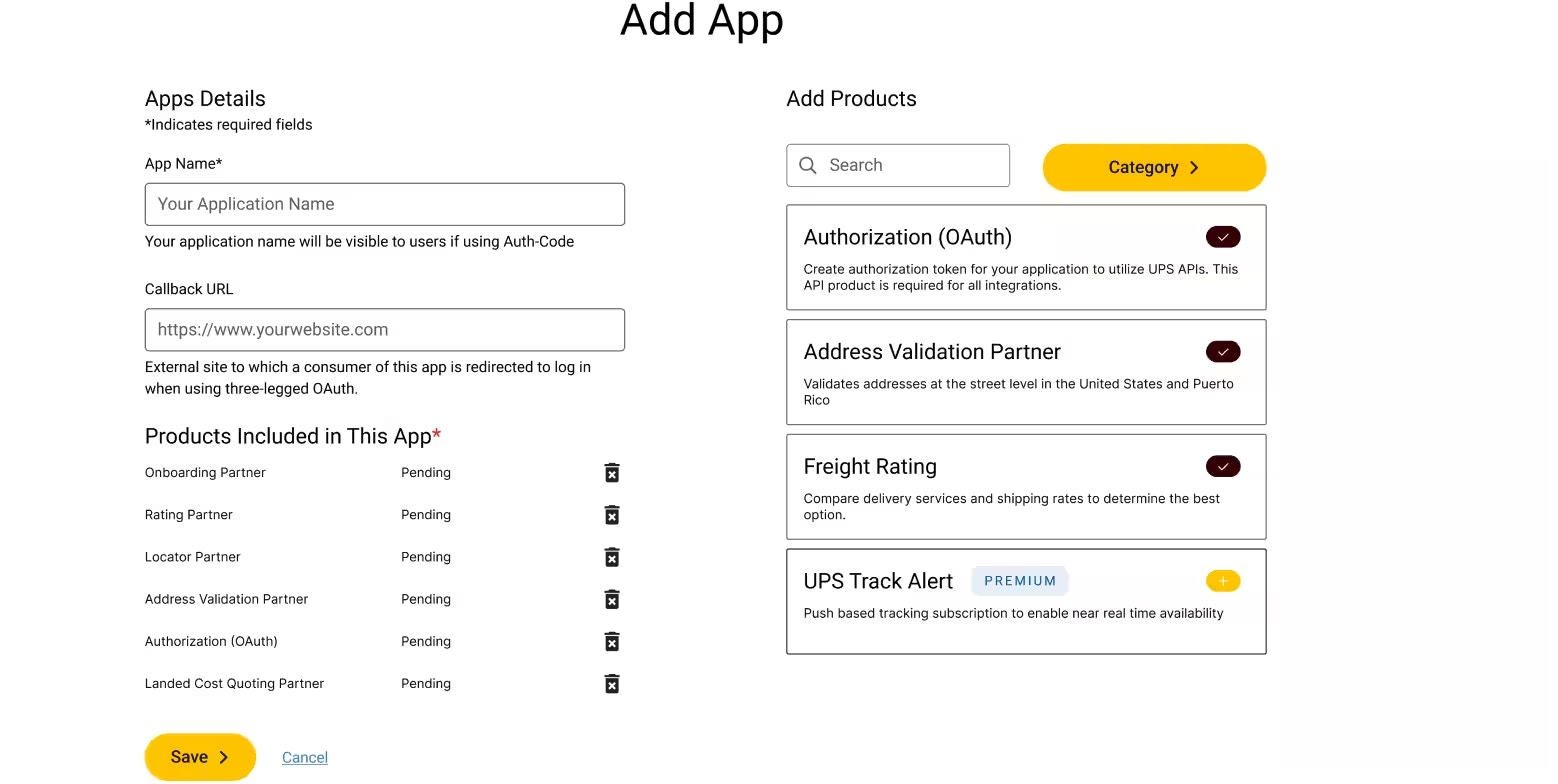 Setting up Developer app