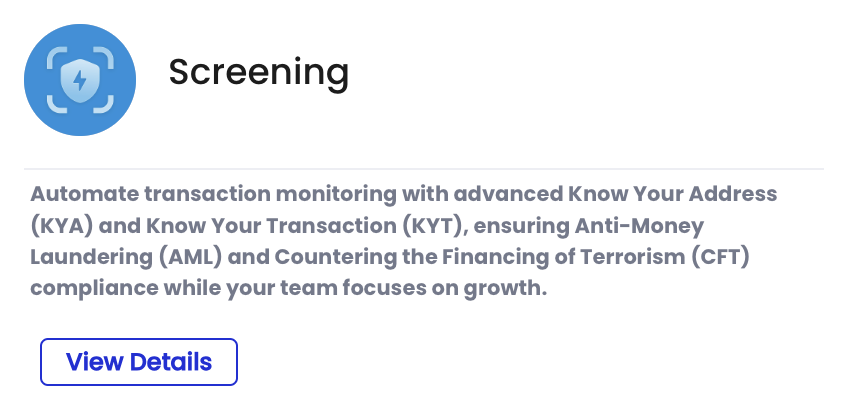 Image showing Screening Appears as a Cobo Portal App.