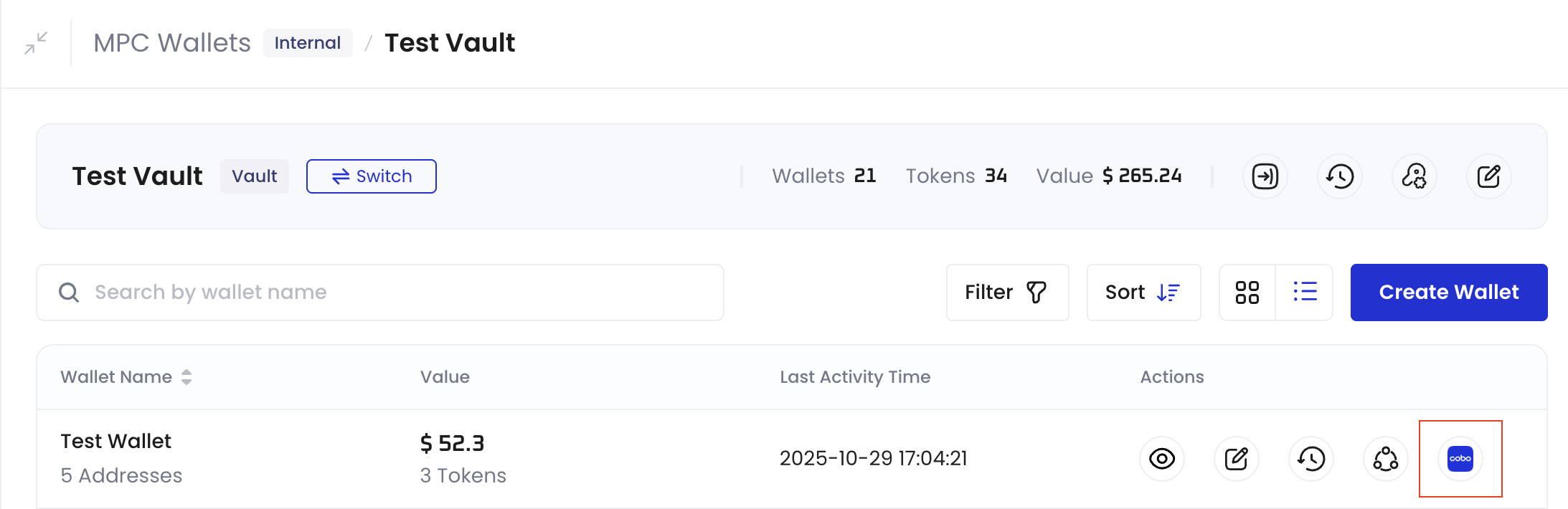 Click Cobo Connect icon