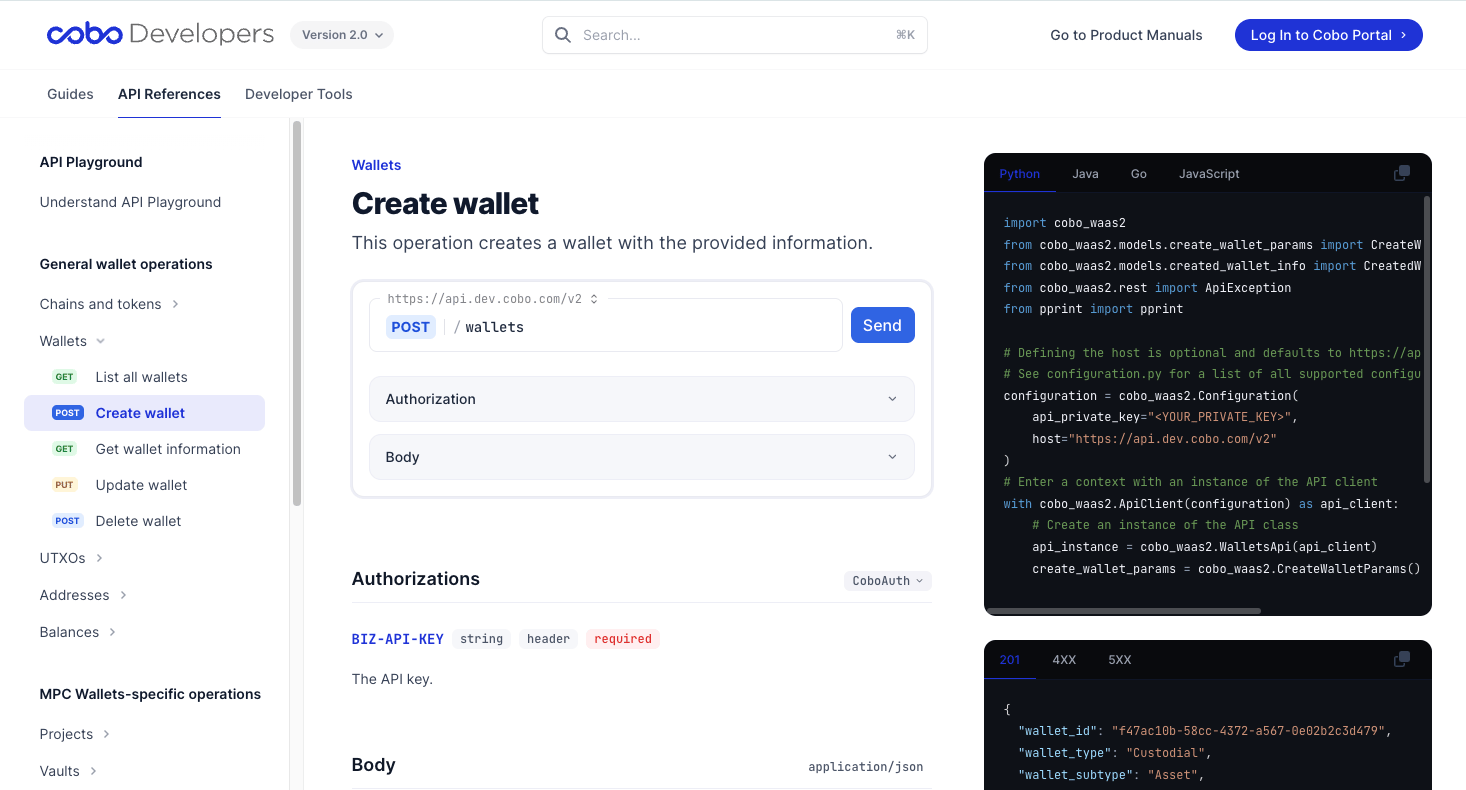 Send a request with API Playground - Developer Hub