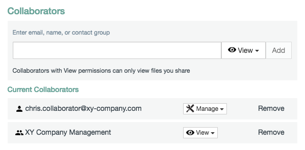 Added collaborator