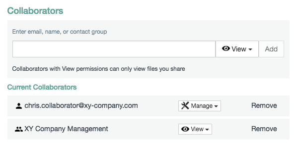 Added collaborator