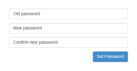 Changing your password