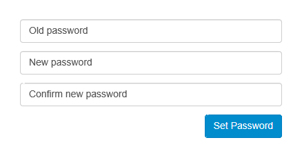 Changing your password