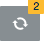 Refresh button with number