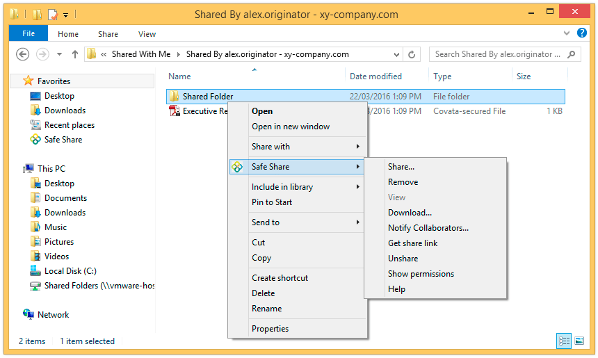 Identifying a folder's permissions
